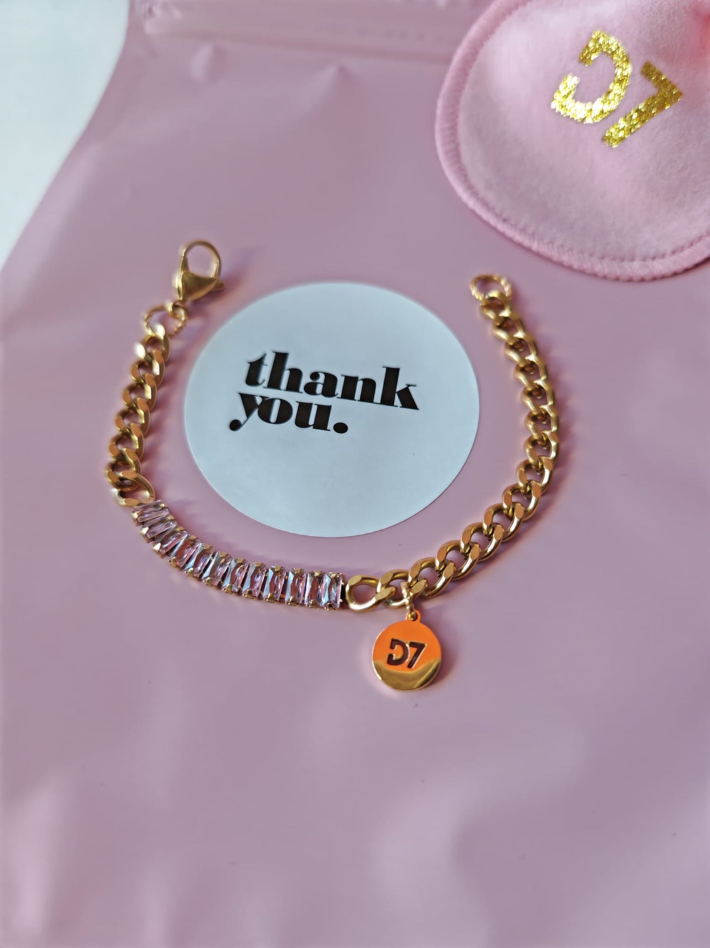 Pulsera Happy Rosa D7