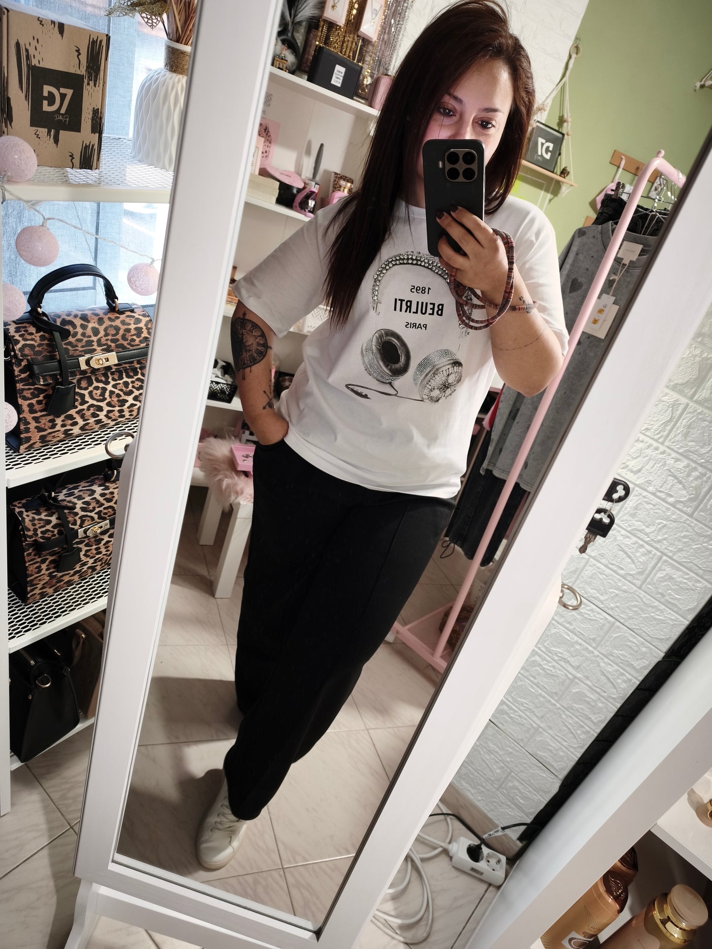 Camiseta Music Blanca 🤍✨