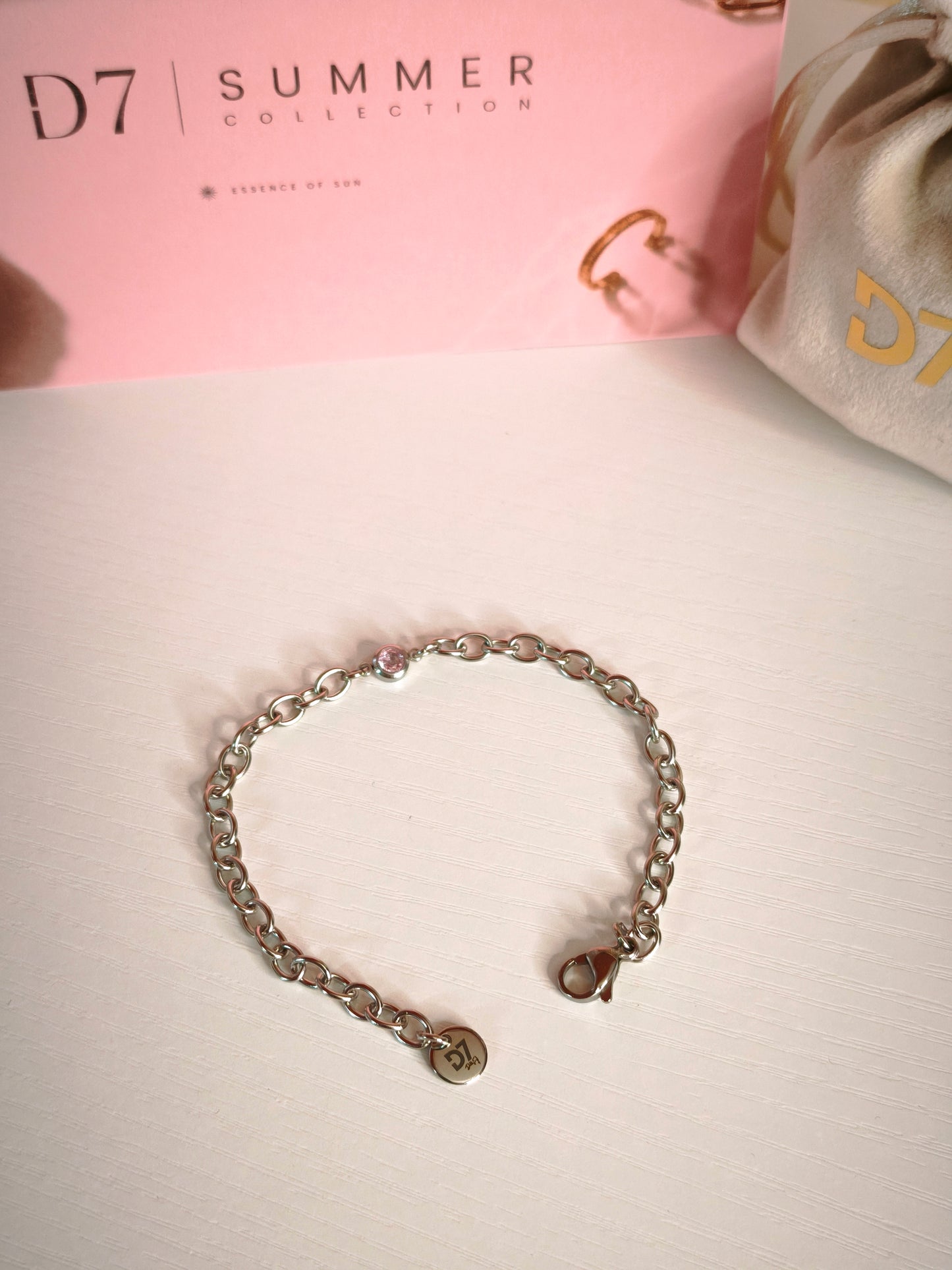 Pulsera Salma Plata & Pink