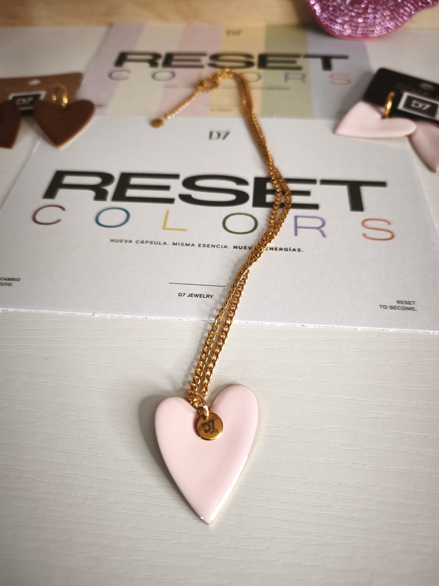 Collar CORA ROSA ORO - RESET x D7