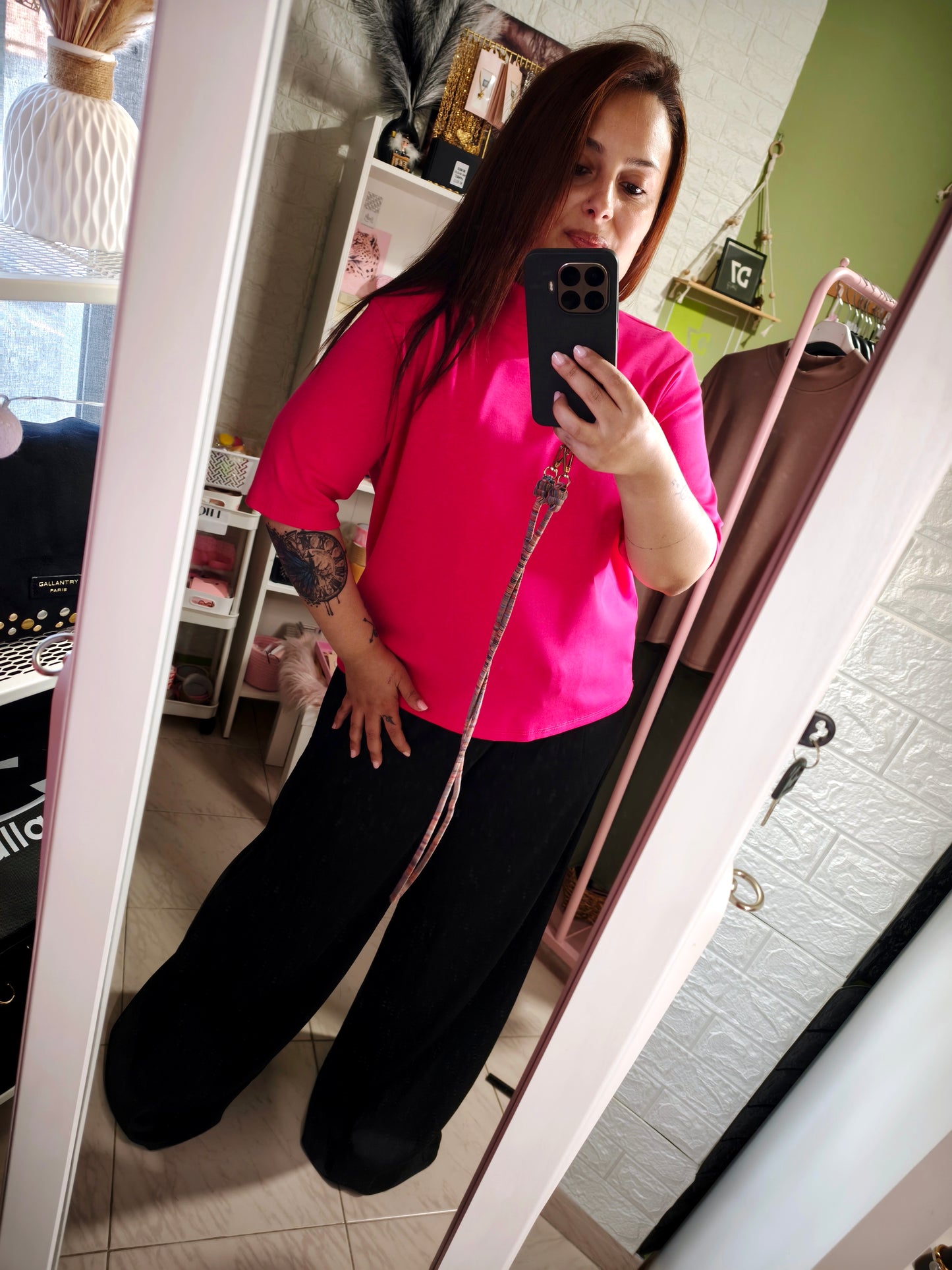 Camiseta "Z" Basic Fucsia