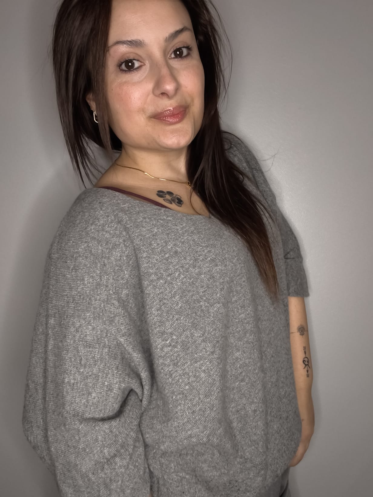 Jersey Dulce Gris AMY 🩶