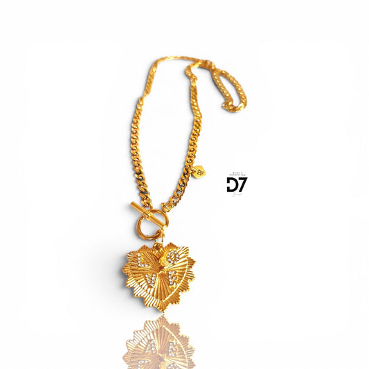 Collar LOVE CIRCONITAS ORO - RESET x D7