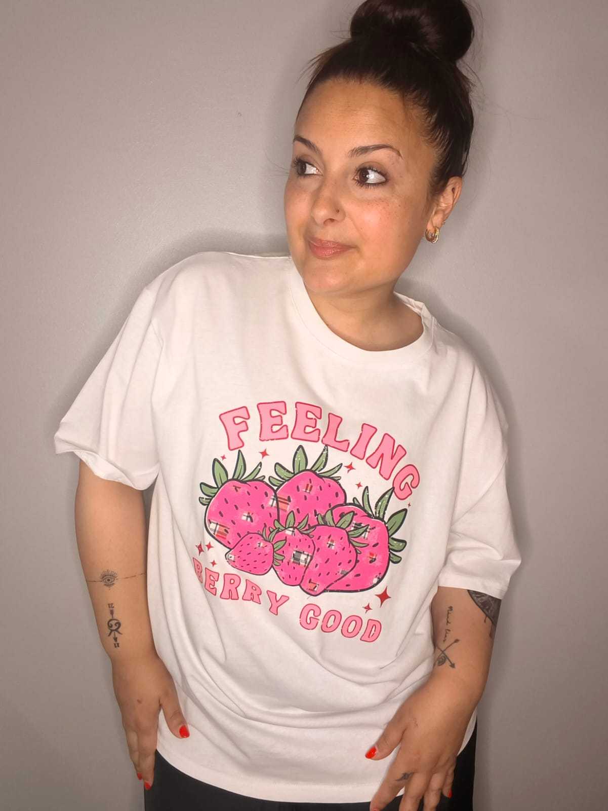 Camiseta Fresas Over