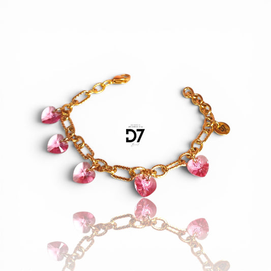 Pulsera Princesa Swarovski Pink
