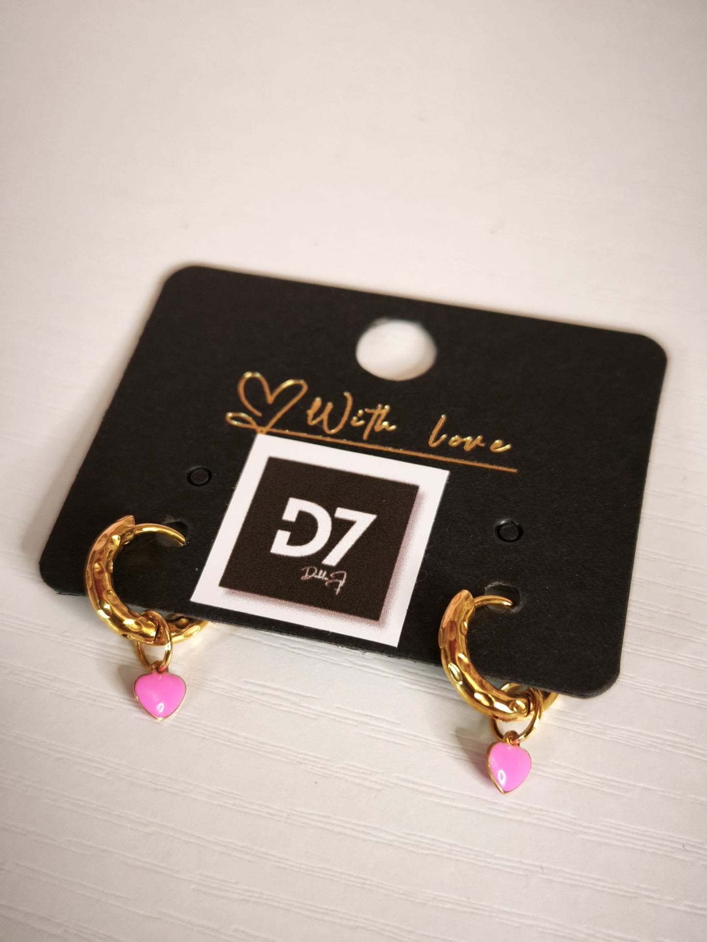Pendientes MINI CORA FUCSIA - RESET x D7