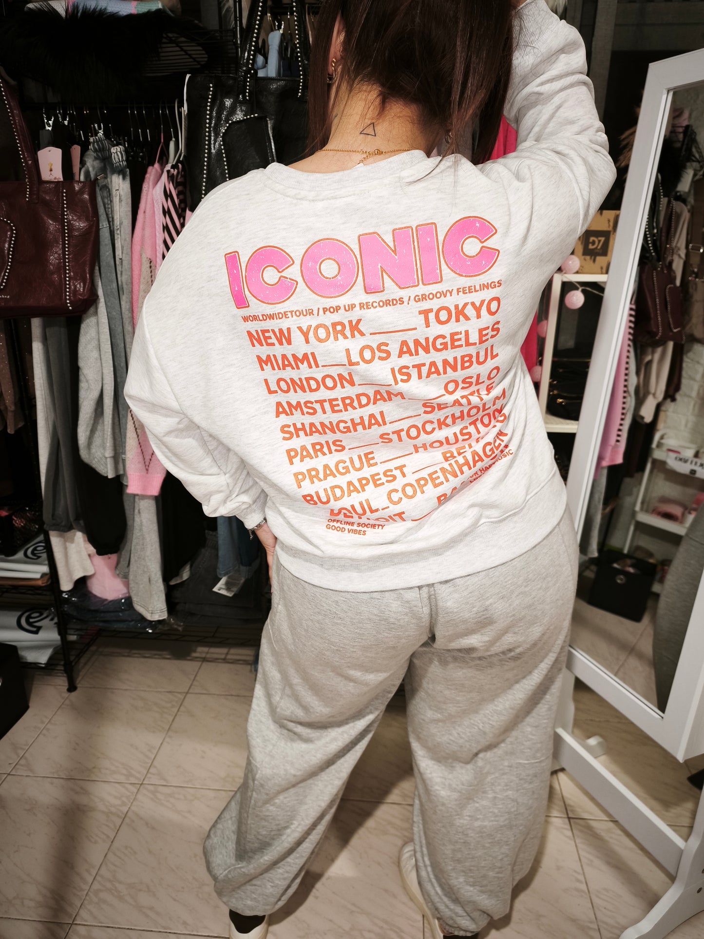 Sudadera ICONIC Gris 🩶