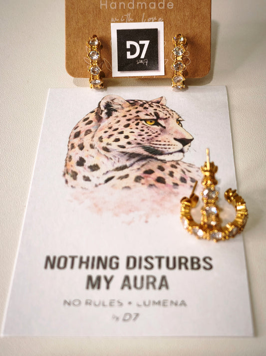 Pendientes Power Oro - NR x Lúmena