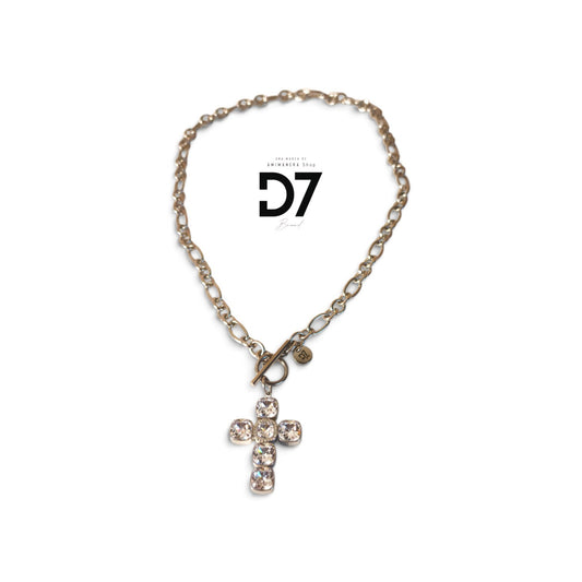 Collar Cruz Fénix 🐦‍🔥 Plata