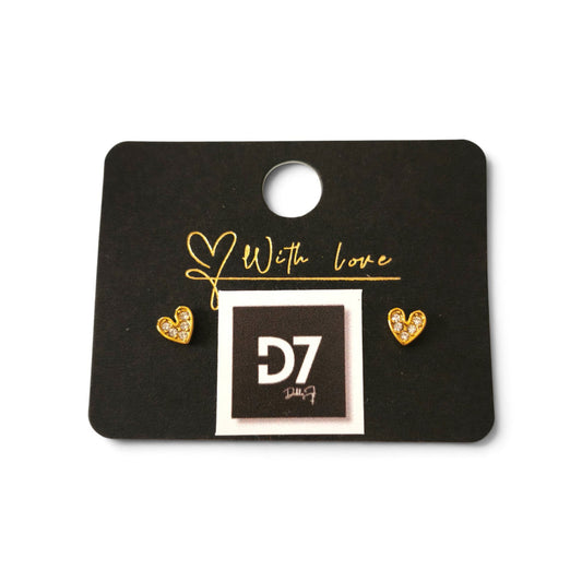 Pendientes Mini Corazón Oro