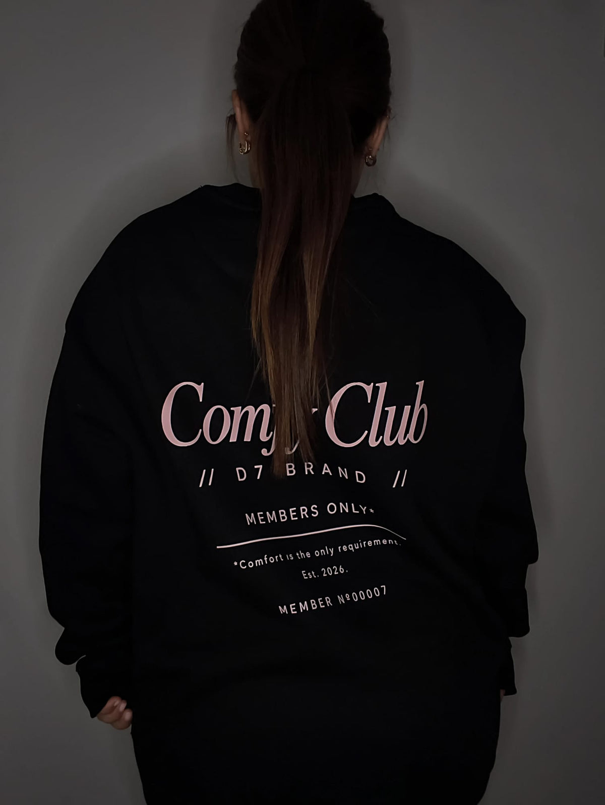 Sudadera Black Pink Comfy Club