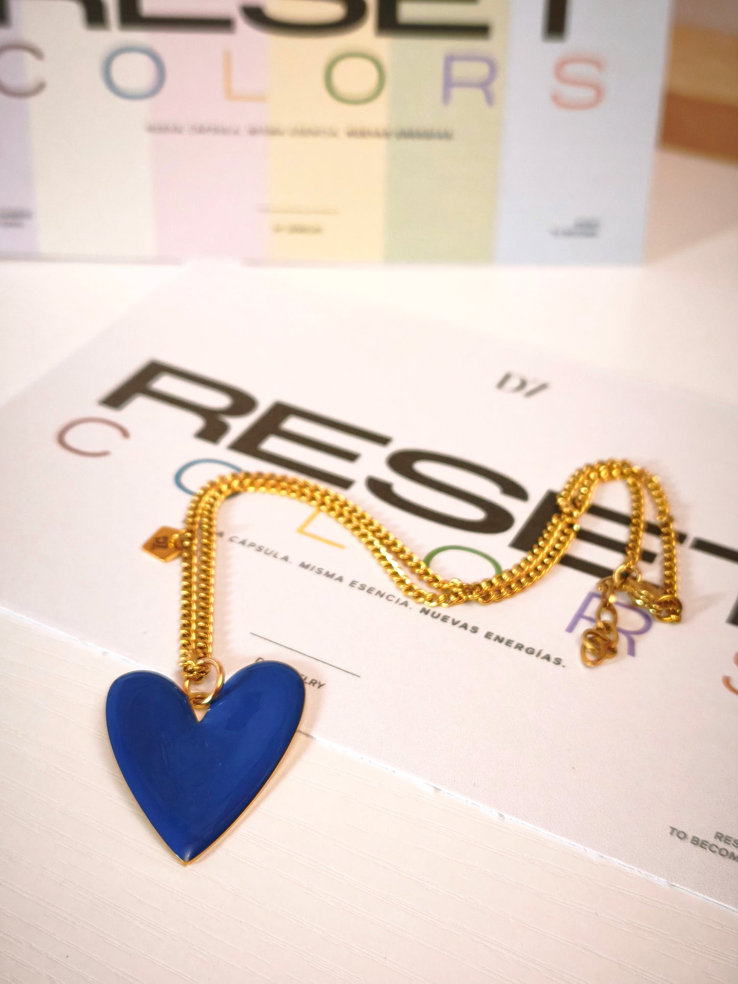 Collar CORA AZUL ORO - RESET x D7
