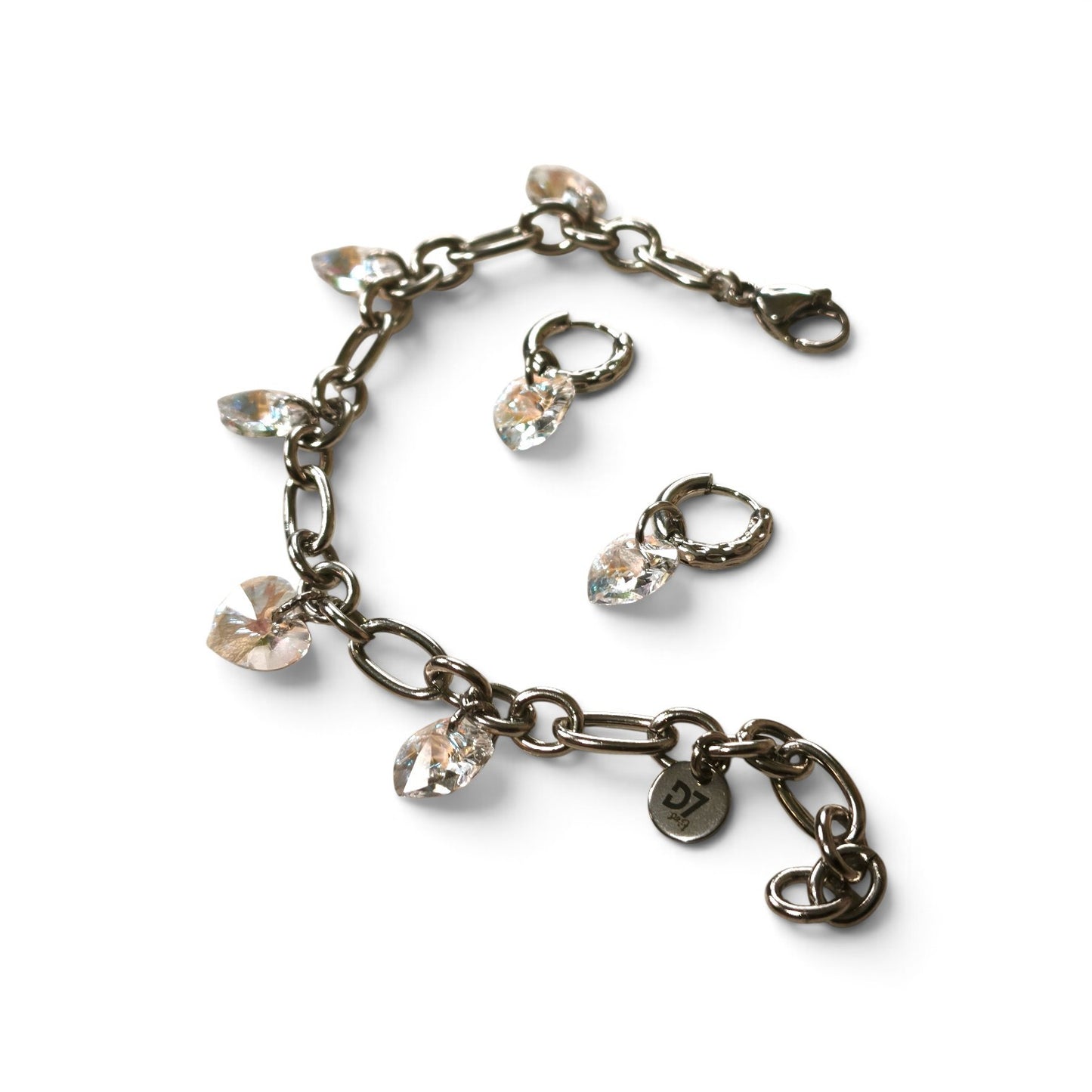 Pulsera Silver Swarovski D7 Brand