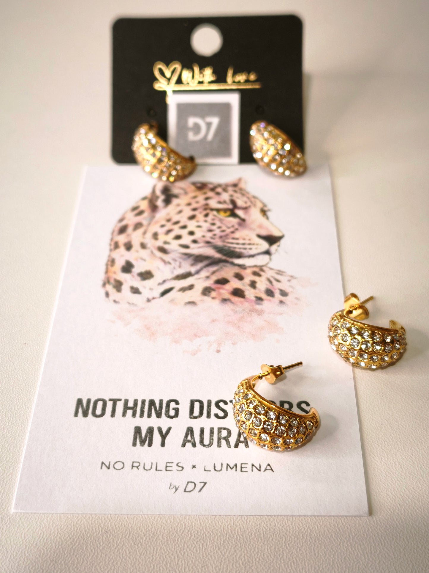 Pendientes Destello Oro - NR x Lúmena