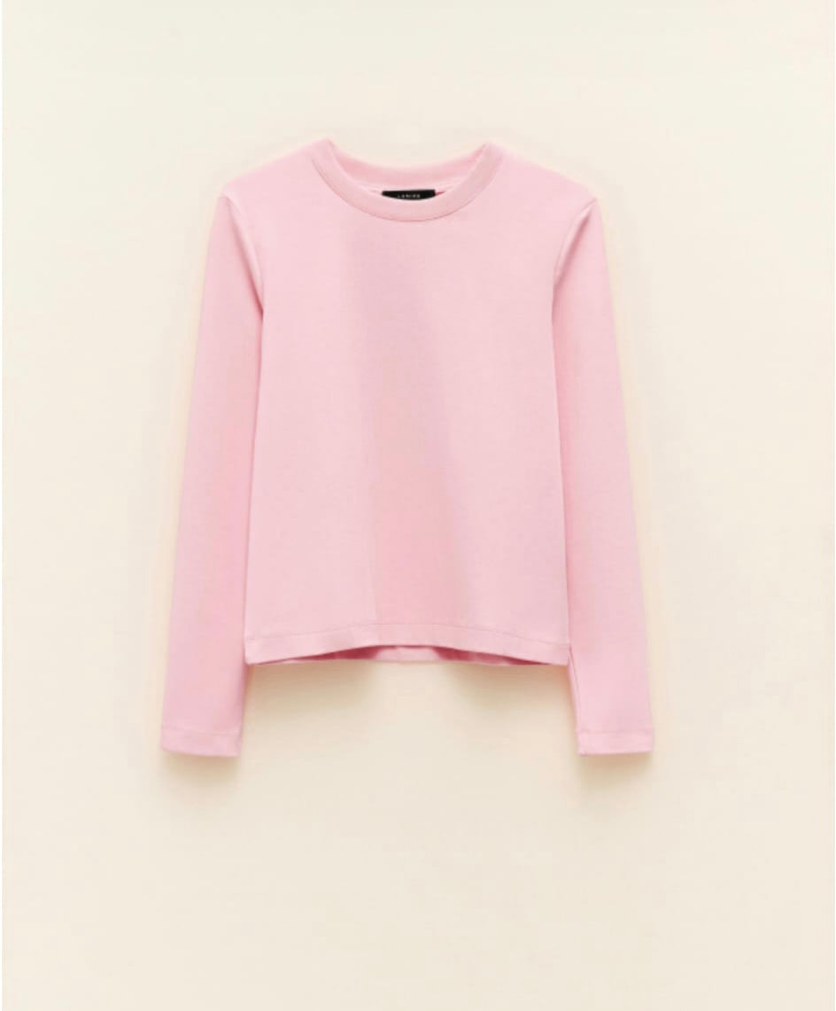 Camiseta Rosa Manga Larga - Lumina