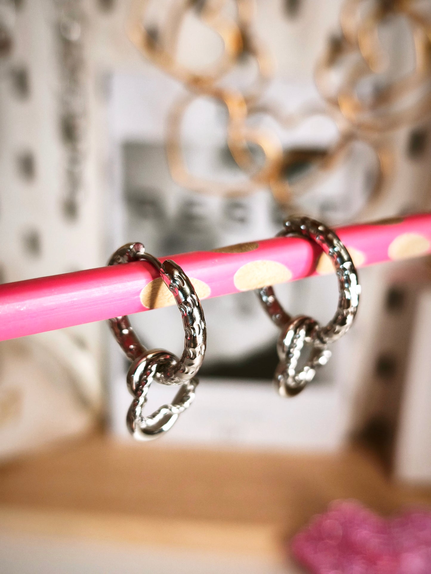 Pendientes RESET Plata x D7