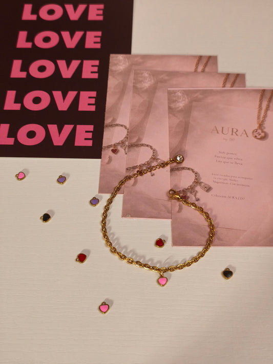 Pulsera AURA Pink Glow – Colección AURA | D7