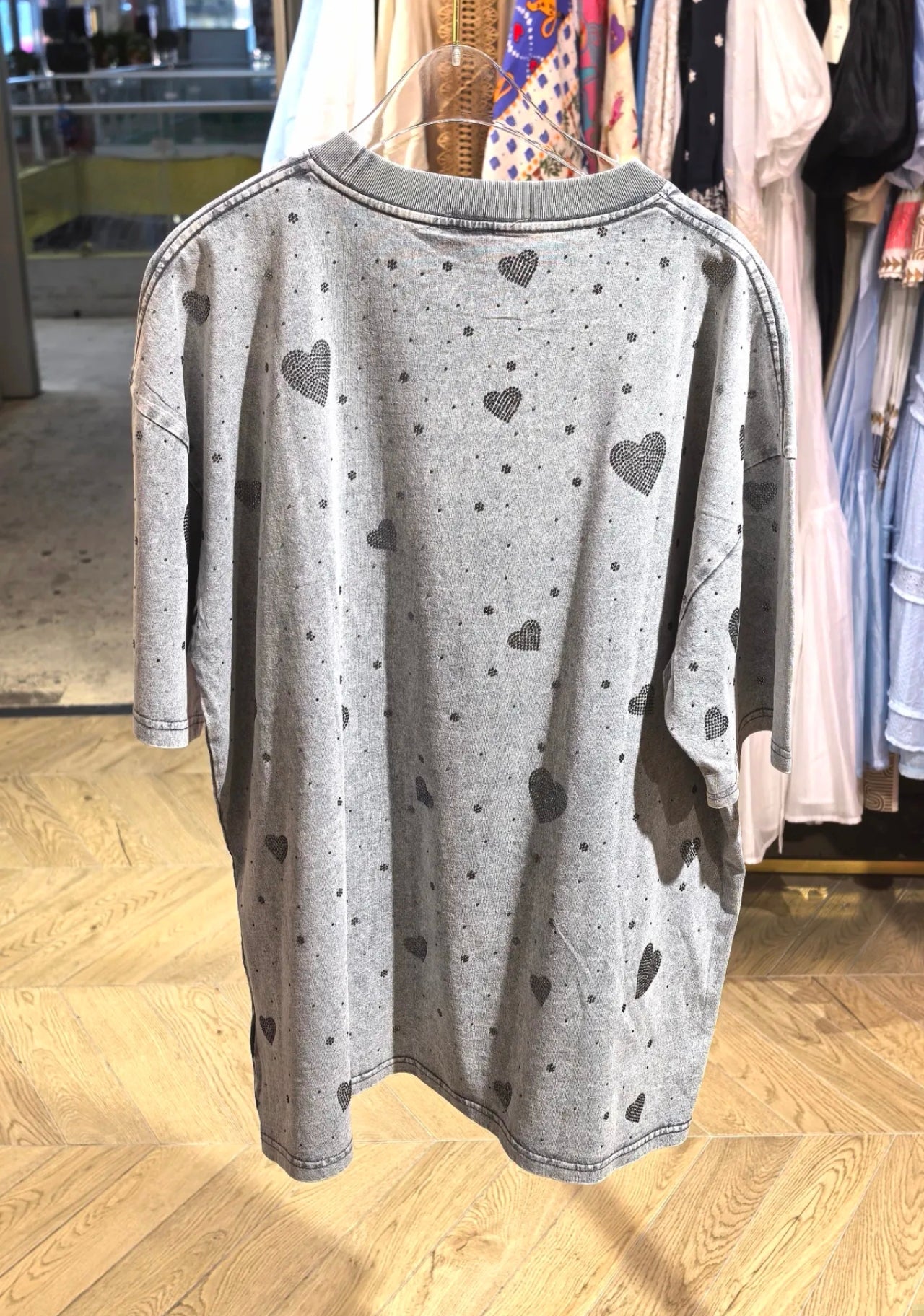 Camiseta Cora Strass Oversize