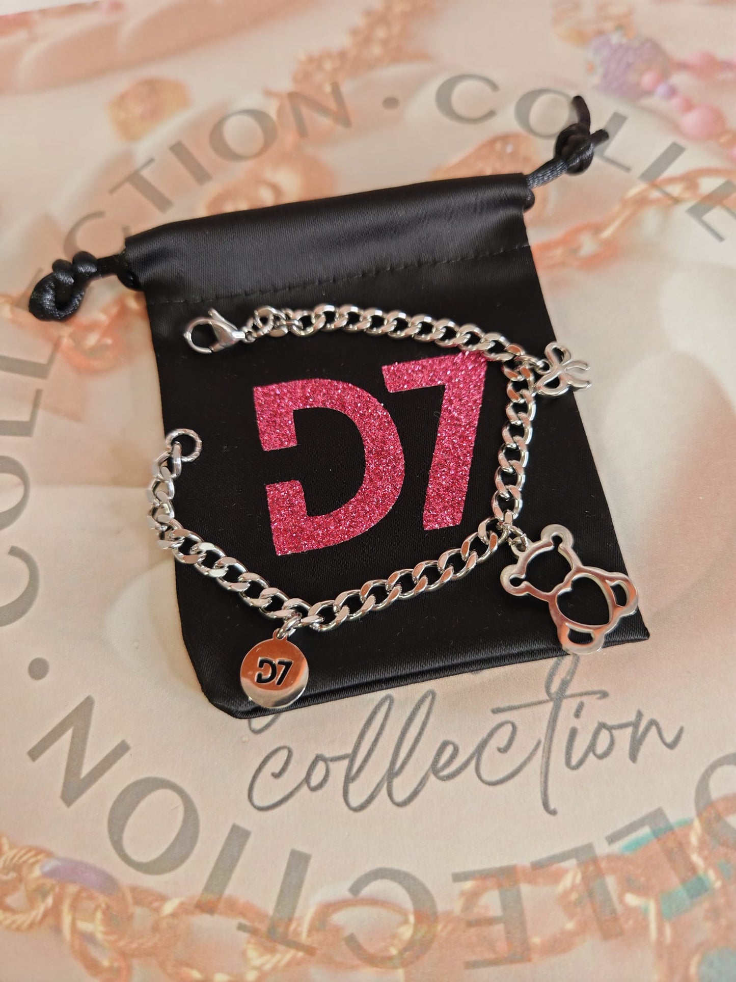 Pulsera Bear D7 Plata