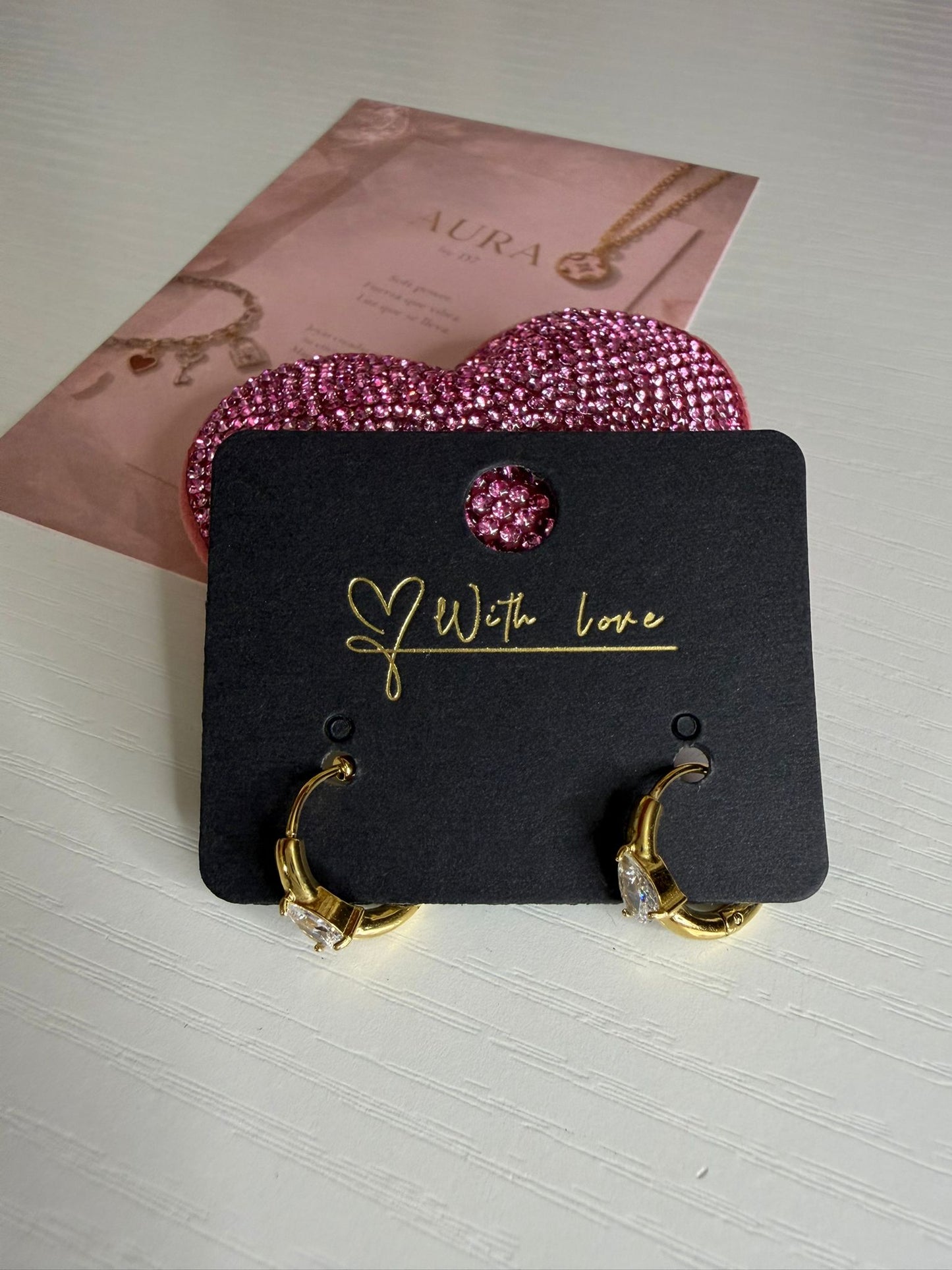 Pendientes Gala Oro – Colección AURA | D7