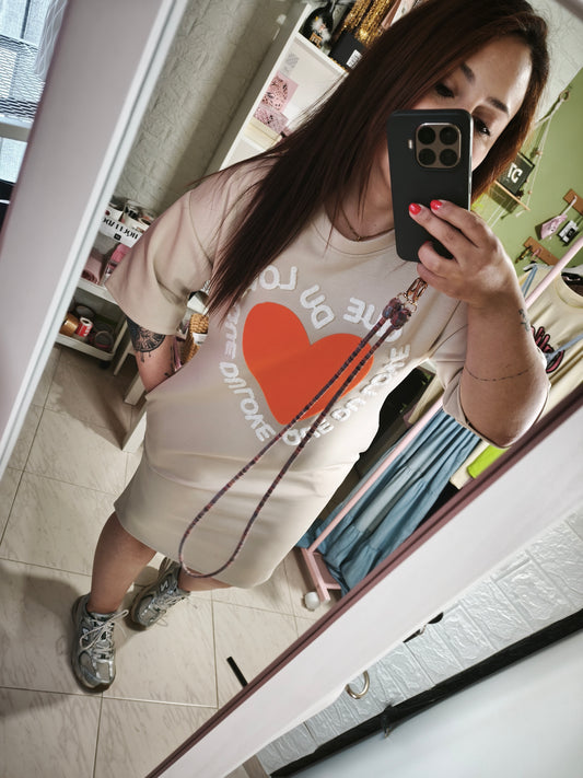 Vestido Cuore 💖💛🤍