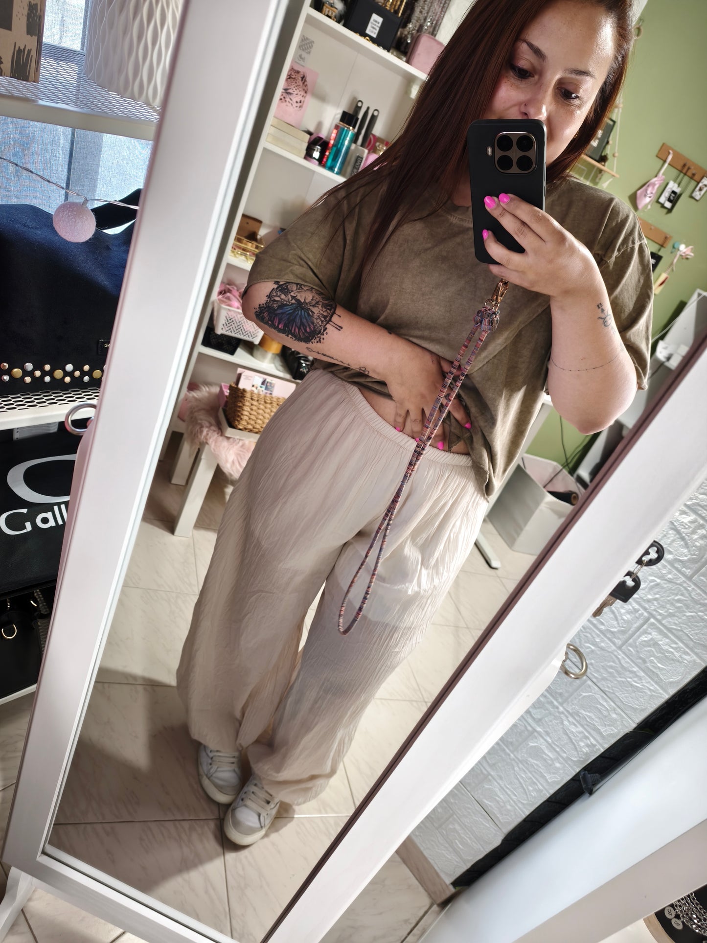 Pantalón bombacho GRECIA Beige