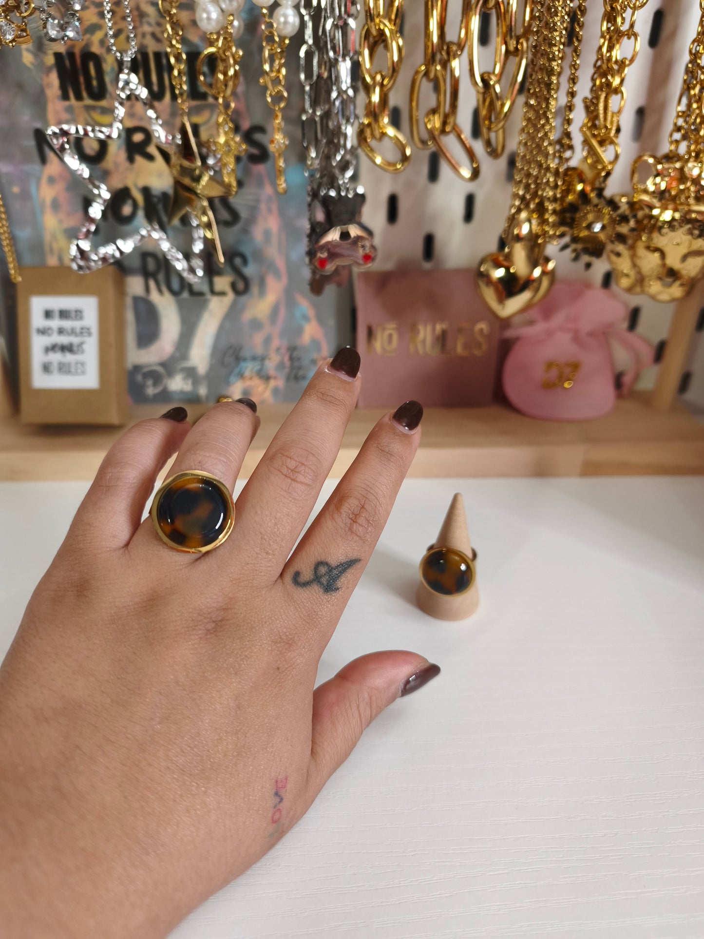 Anillo Leopardo Círculo