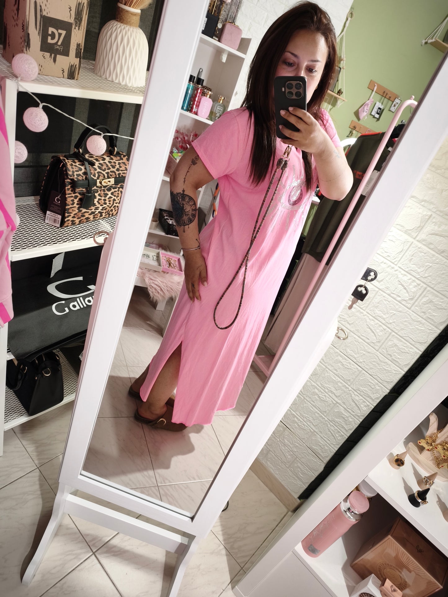 Vestido OJO Strass Acid Wash Colores