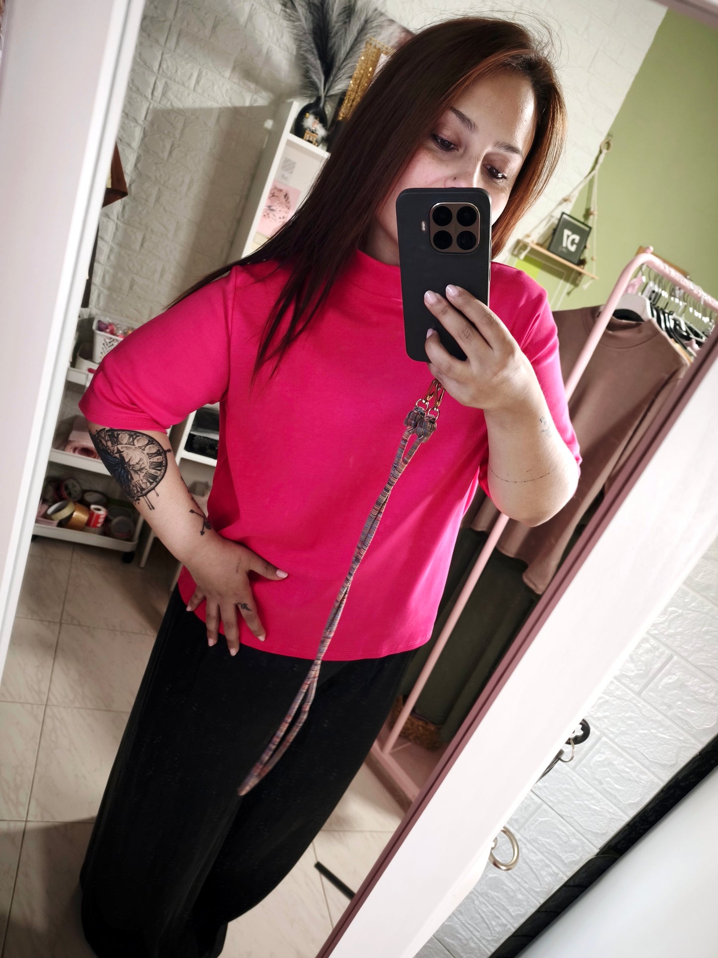 Camiseta "Z" Basic Fucsia