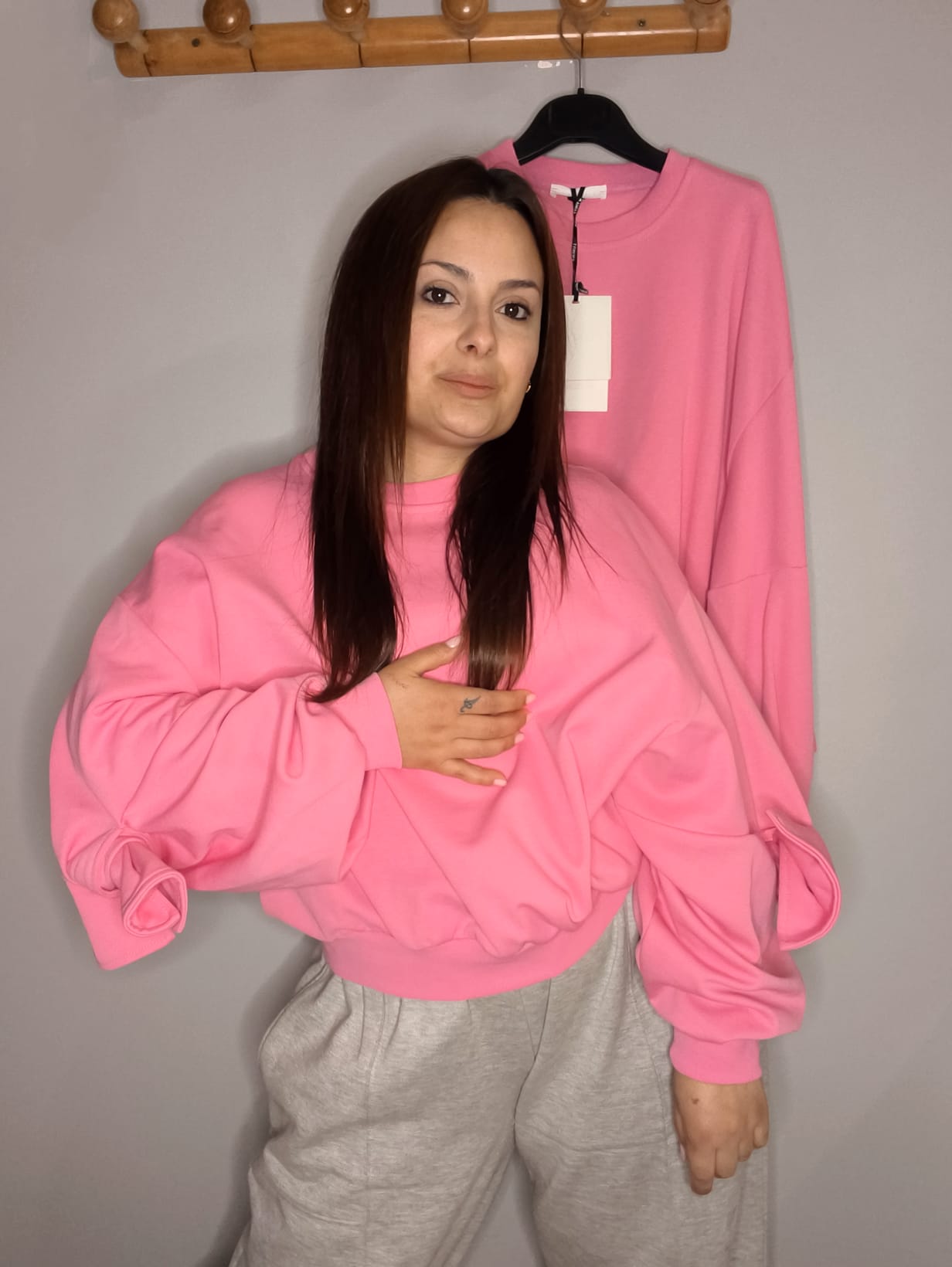 Sudadera Lazo Fucsia - LUMINA