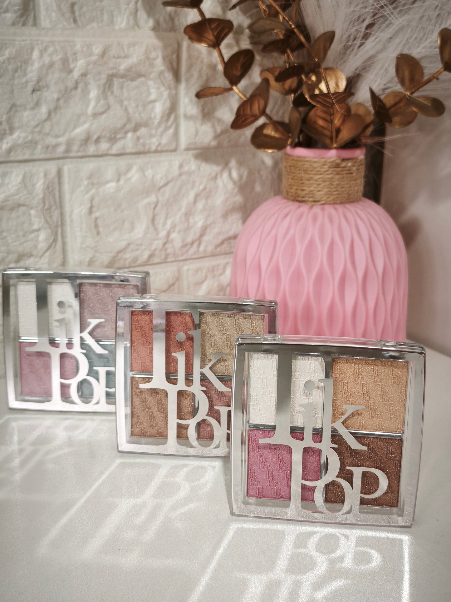 Paleta de Sombras - Iluminador Inspirado en Dior