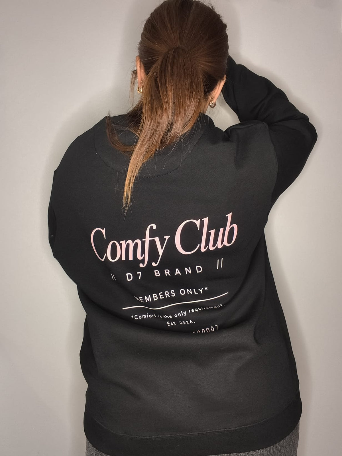 Sudadera Black Pink Comfy Club