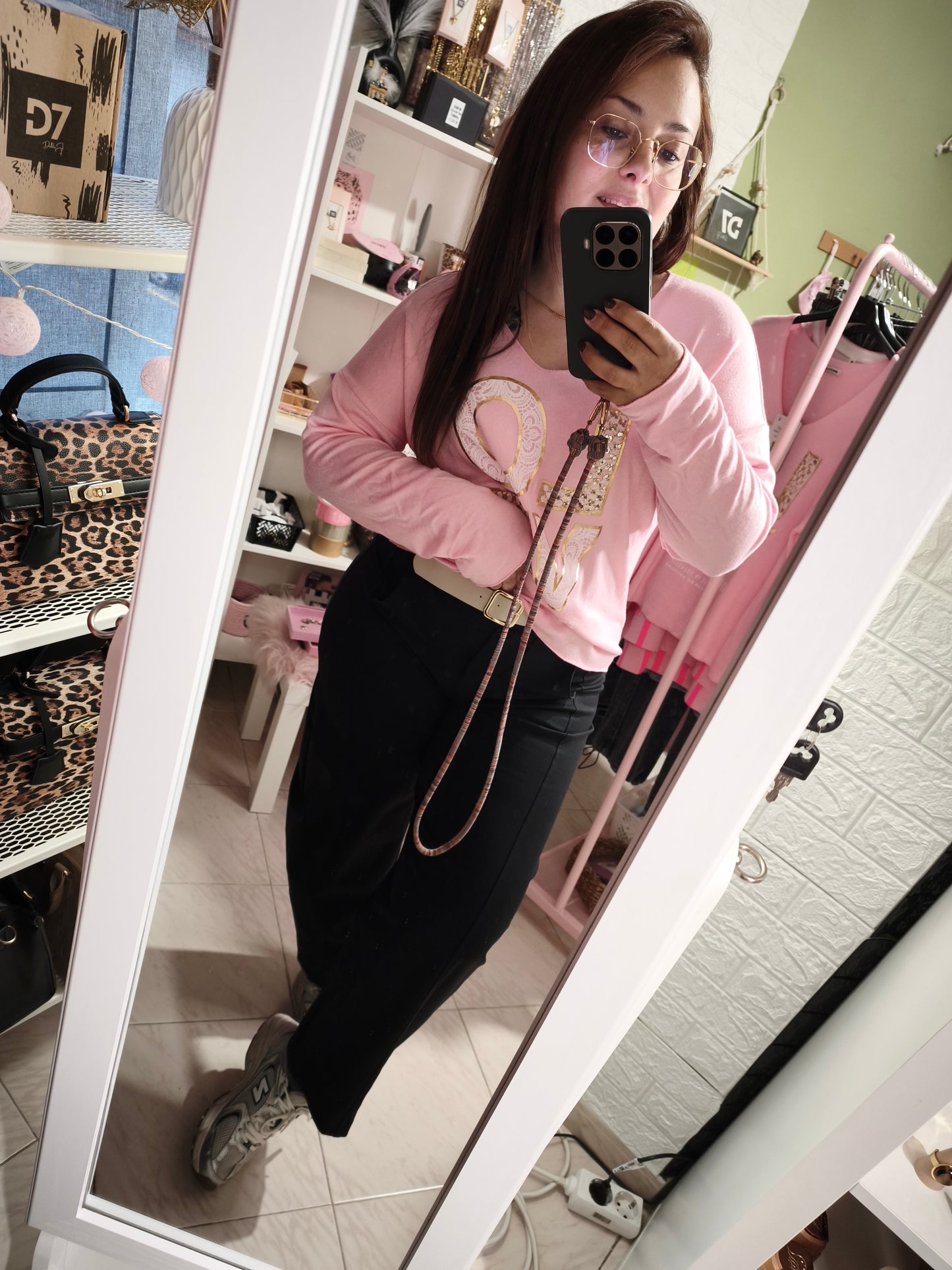 Pantalón Aire Black con cinturón