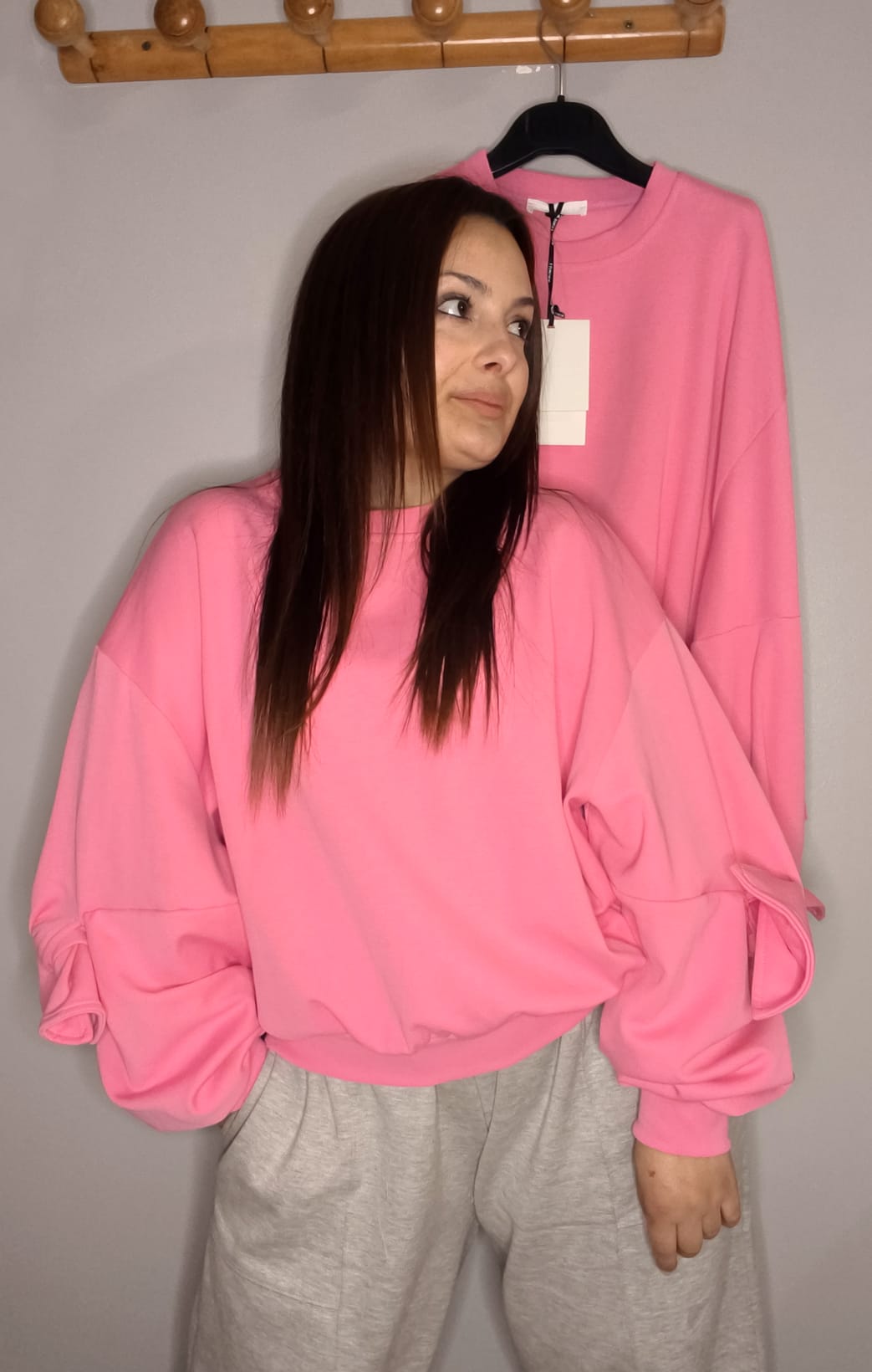 Sudadera Lazo Fucsia - LUMINA