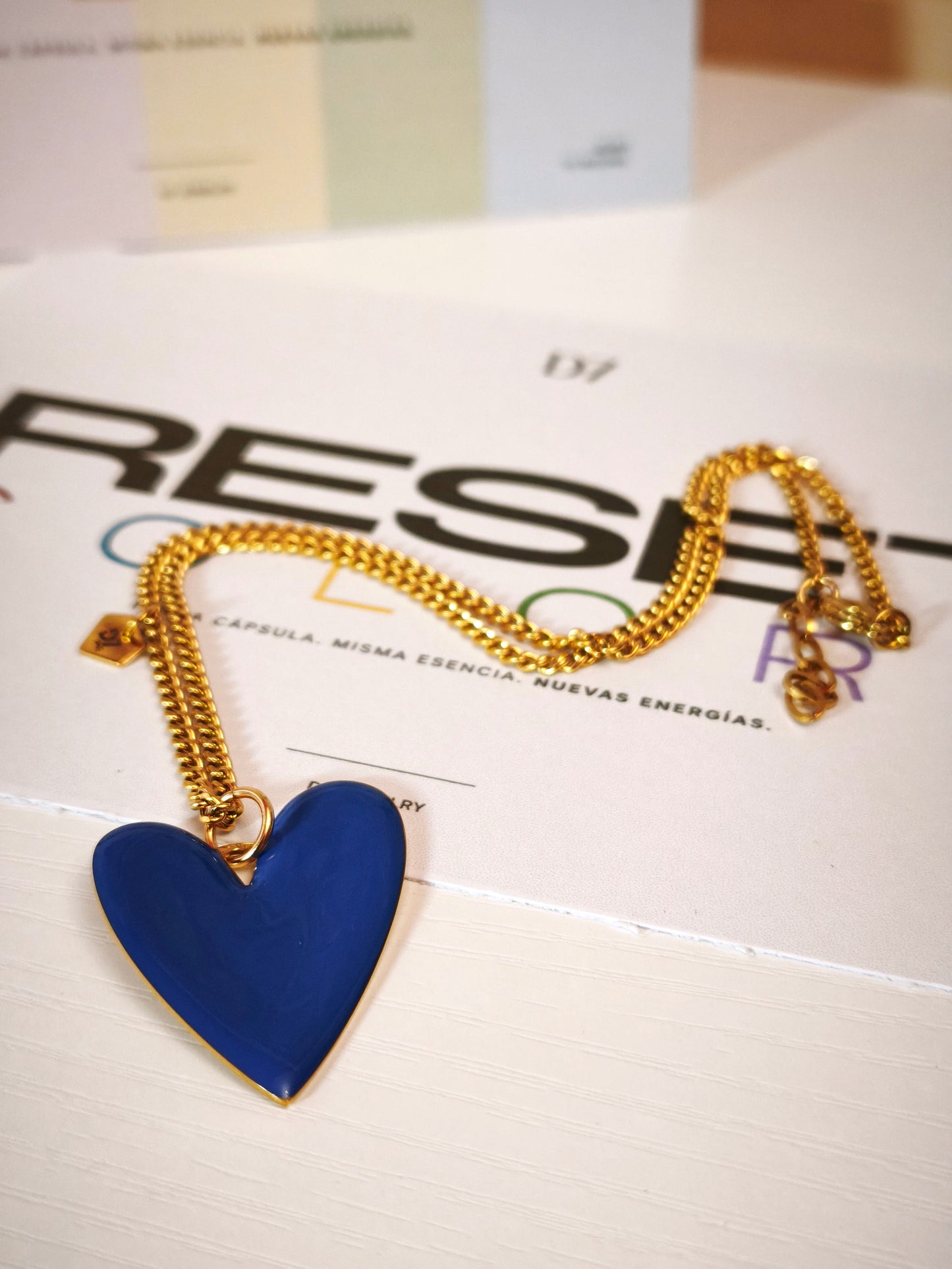 Collar CORA AZUL ORO - RESET x D7