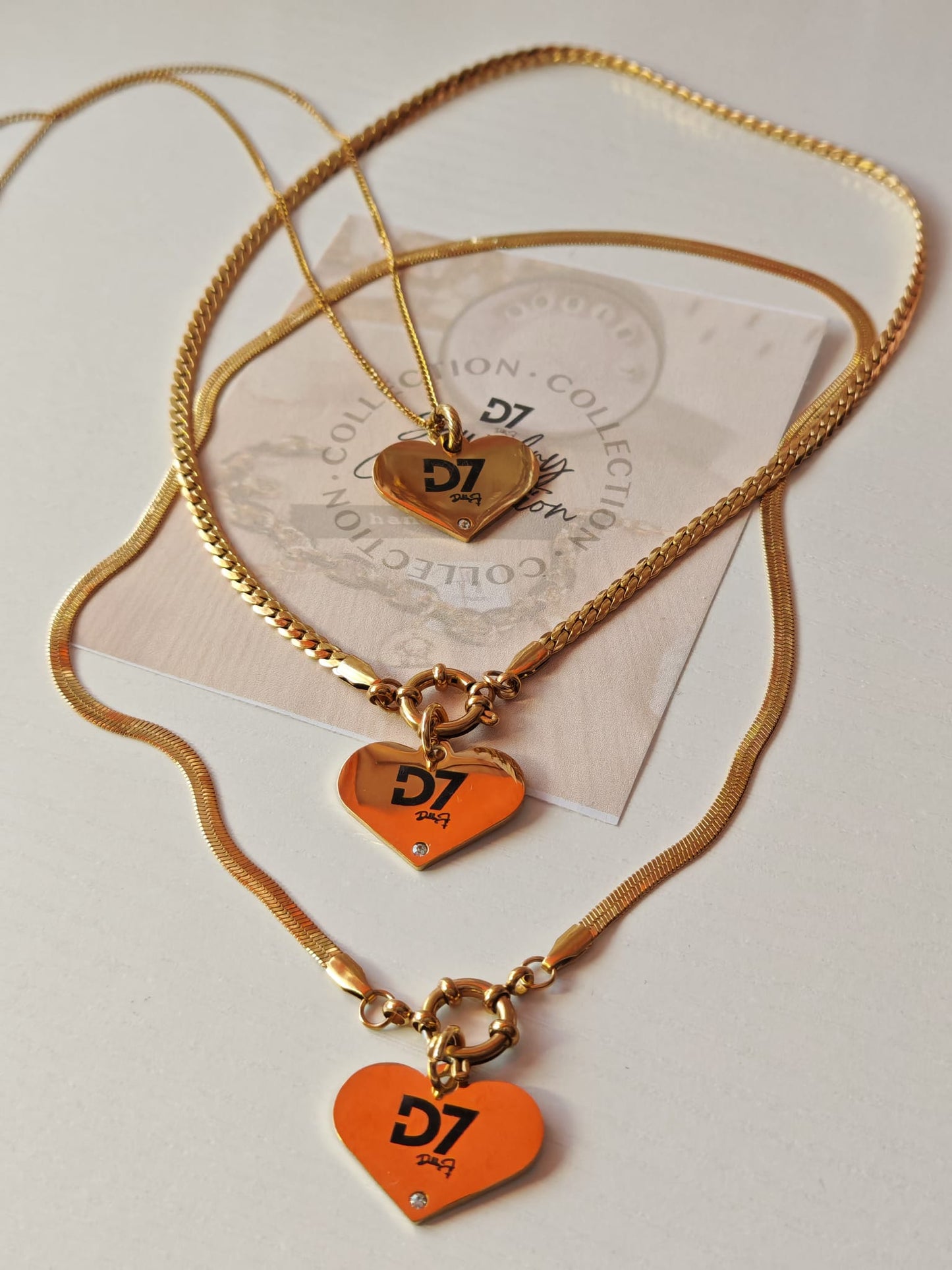 Medalla Corazón Oro D7