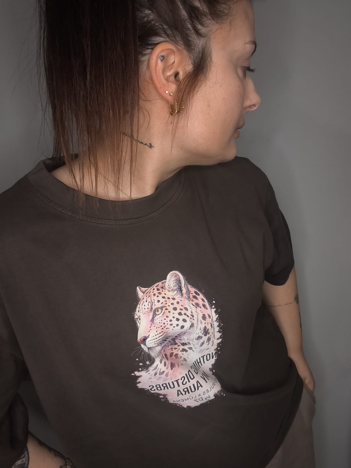 Camiseta NR x Lúmena - Choco