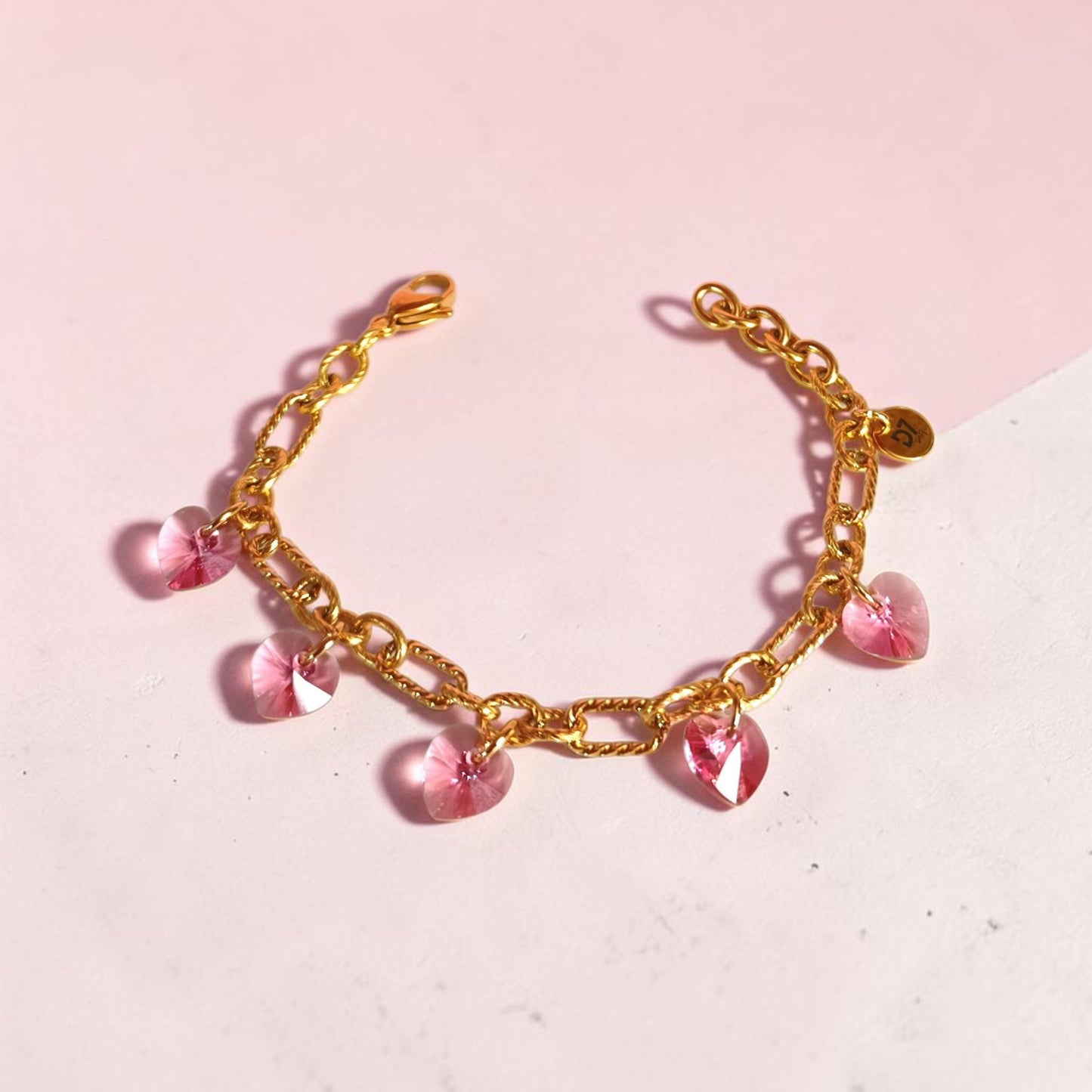 Pulsera Princesa Swarovski Pink