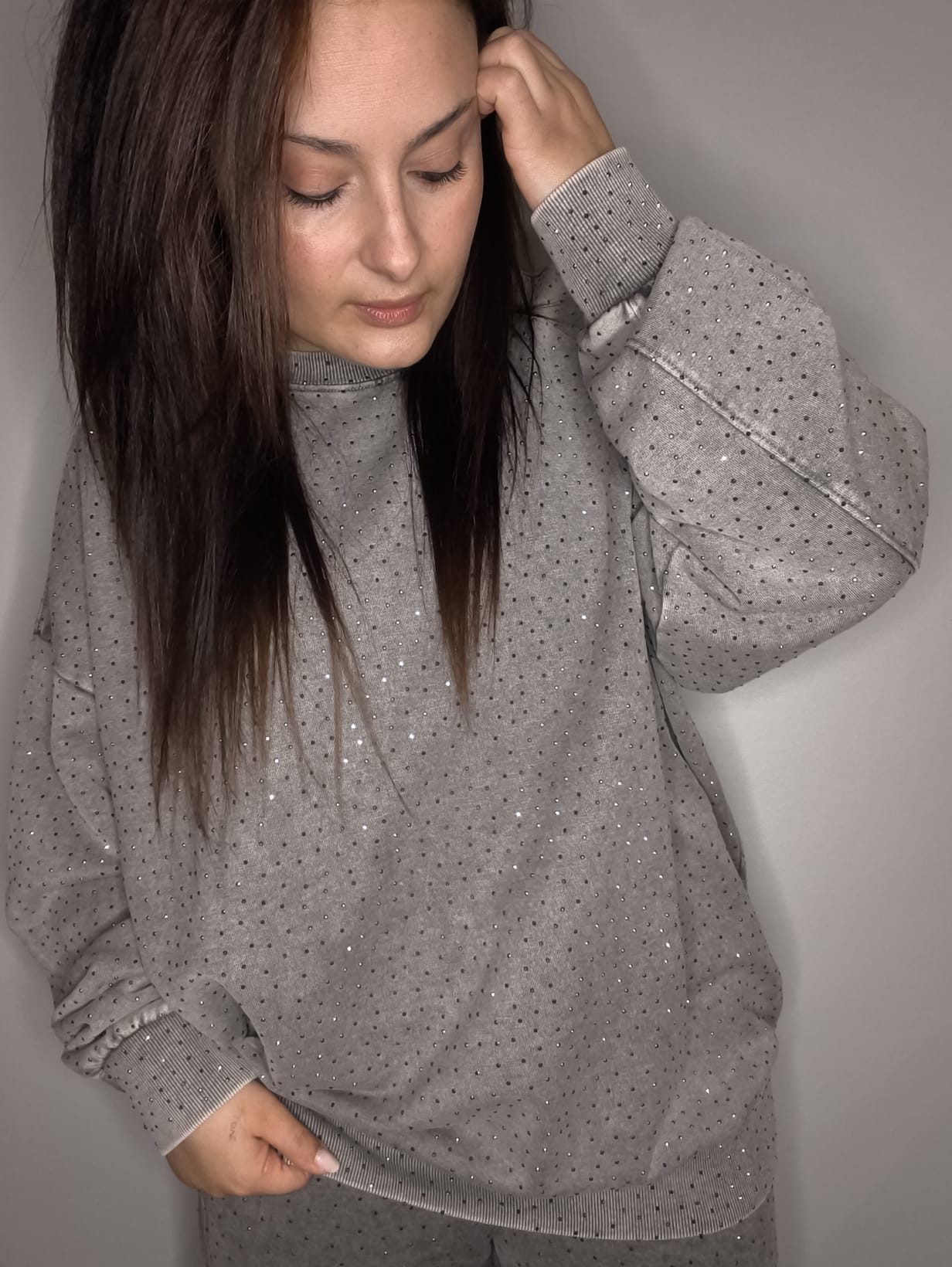 Sudadera Queen GRIS