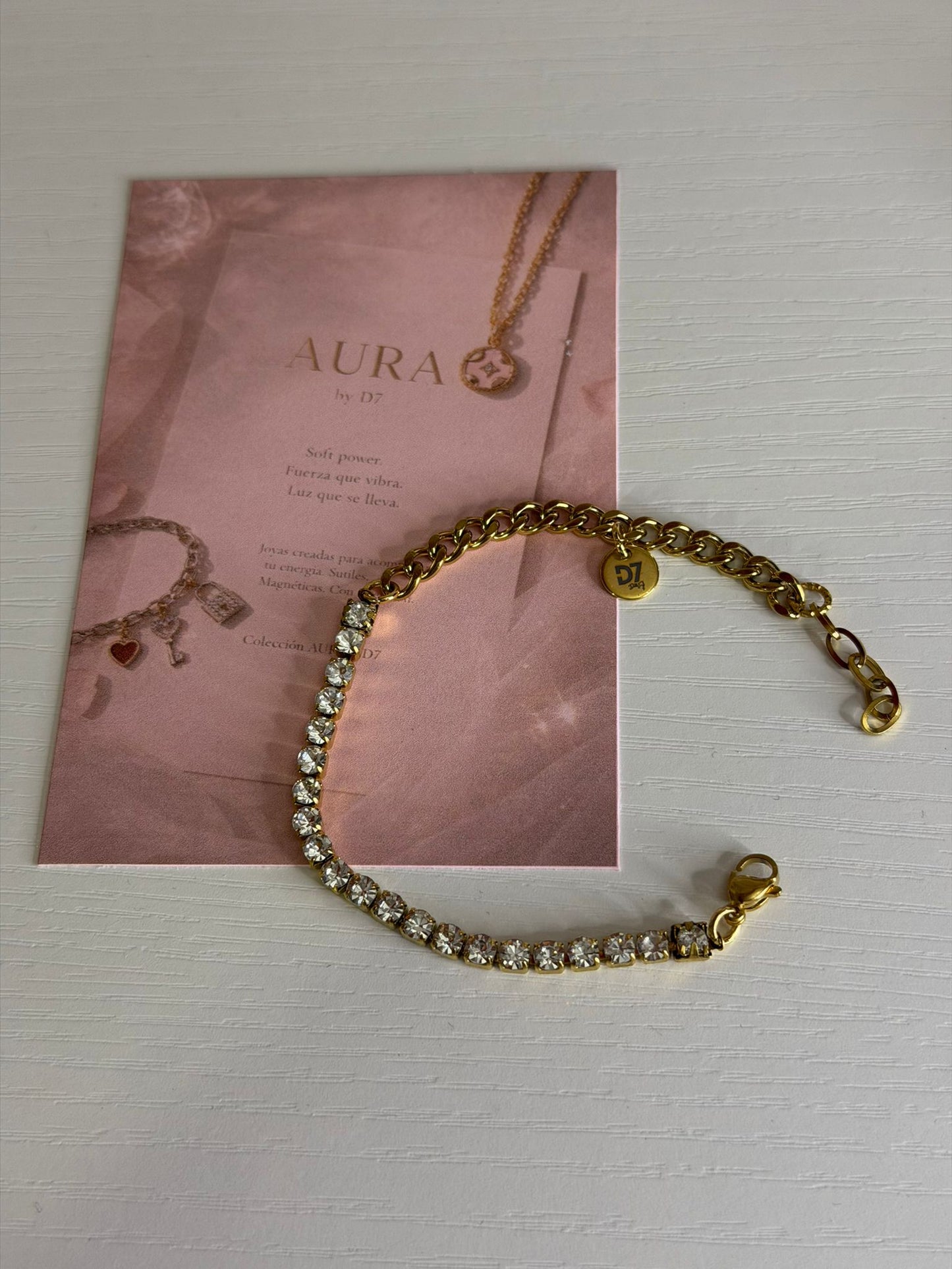 Pulsera Celeste – Colección AURA | D7