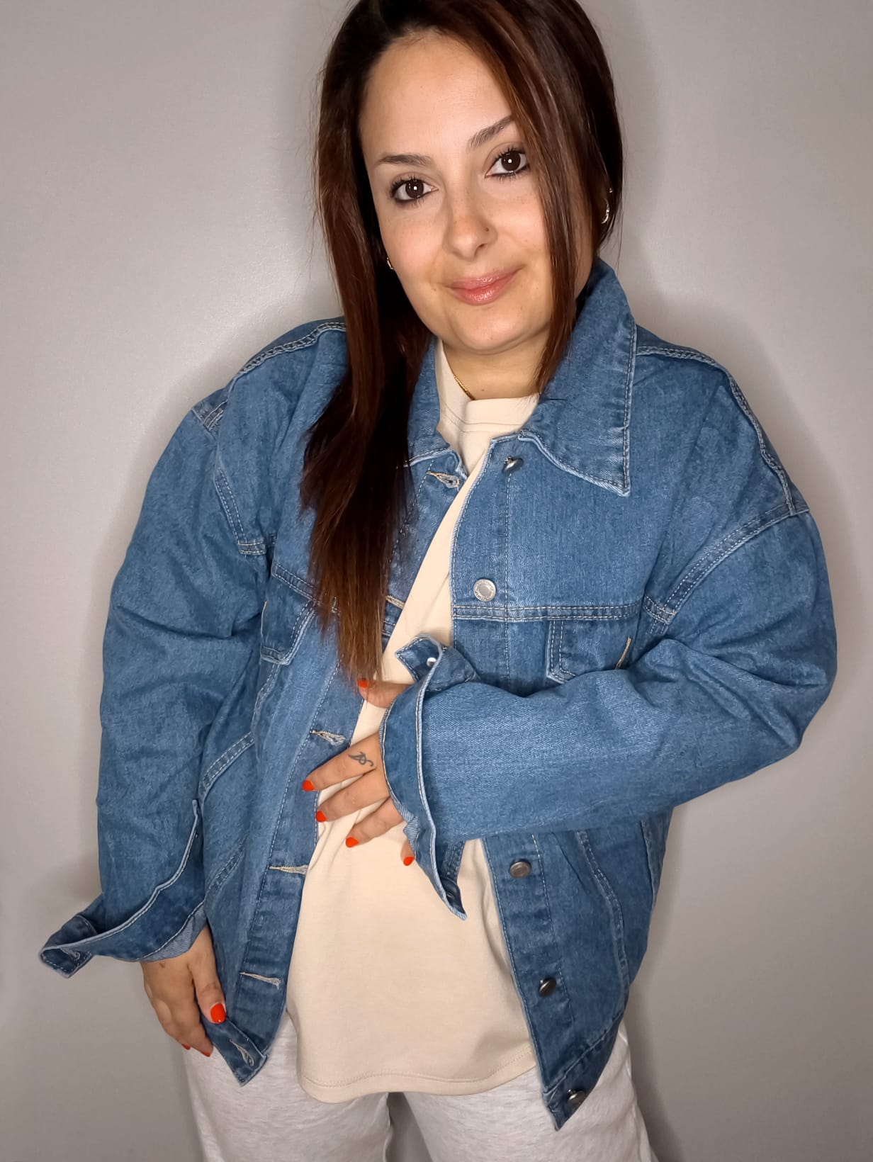Chaqueta Ojo Lentejuelas Over