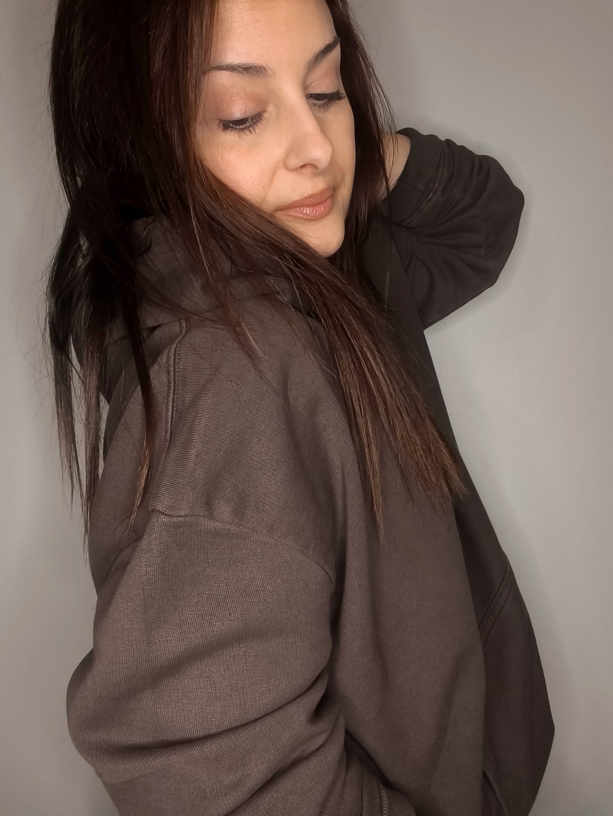 Sudadera NR Lúmena - Choco Capucha