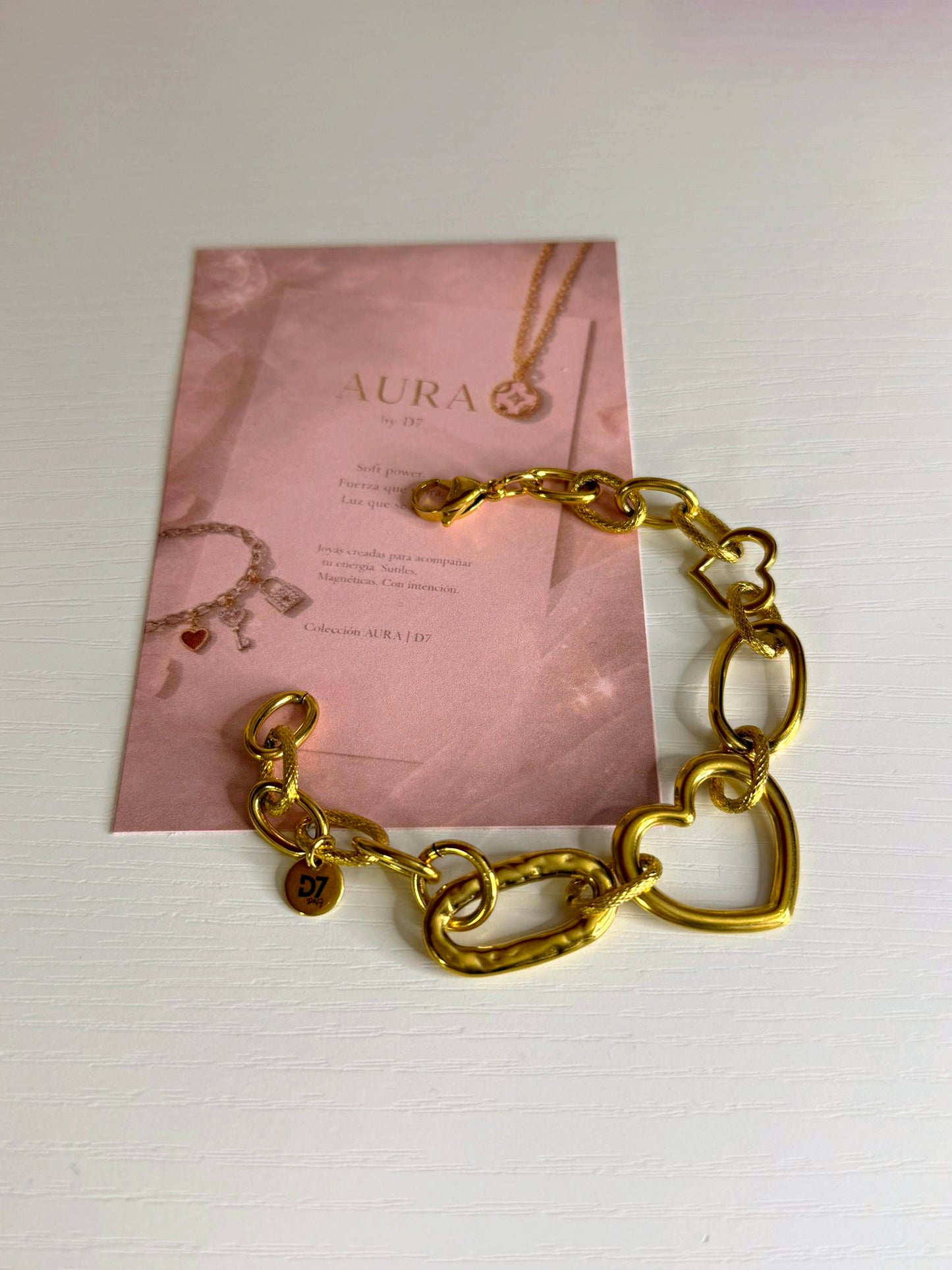 Pulsera LÚMENA Oro – Colección AURA | D7