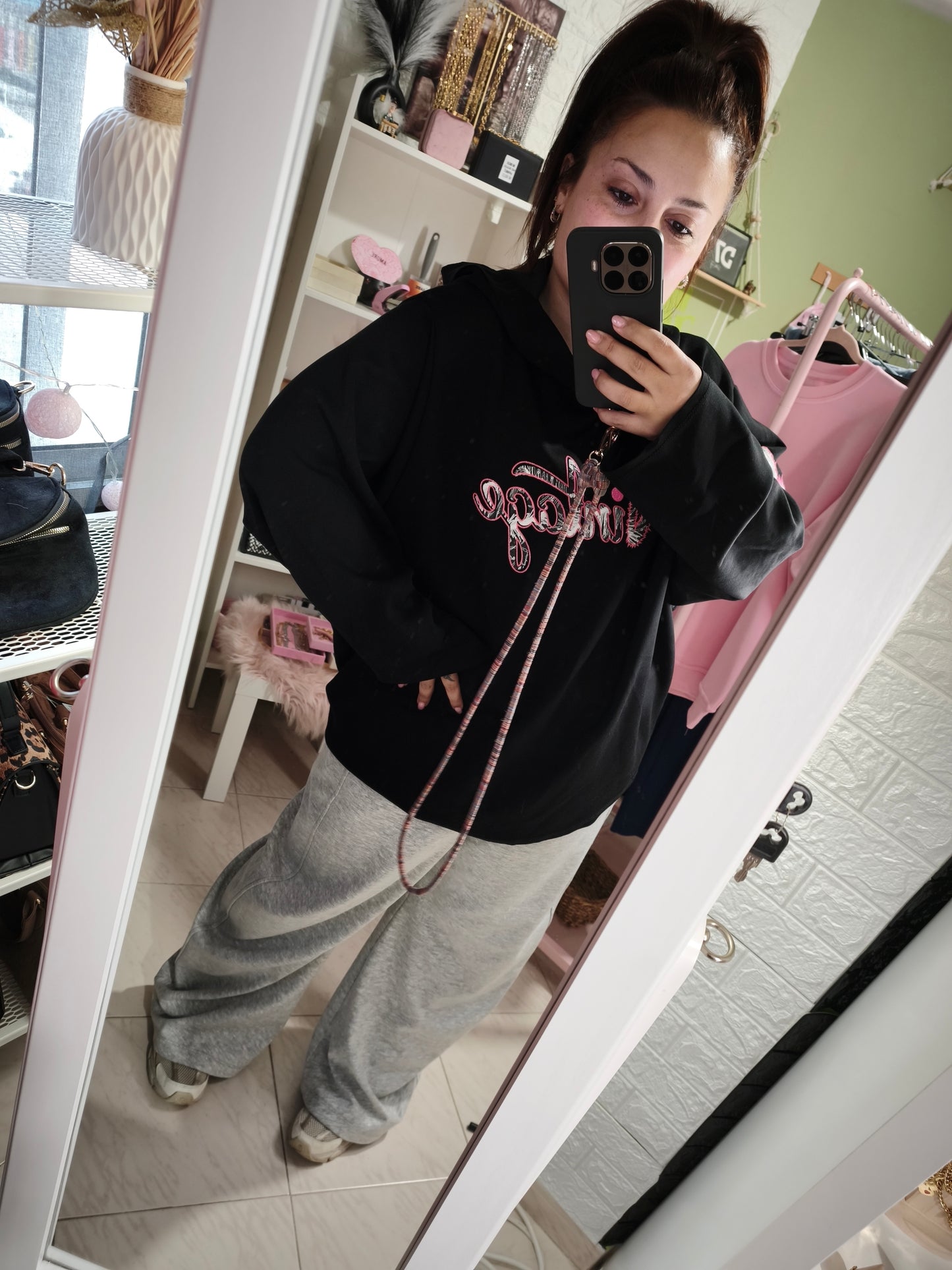 Sudadera Vintage LOVE - Oversize & Brillos