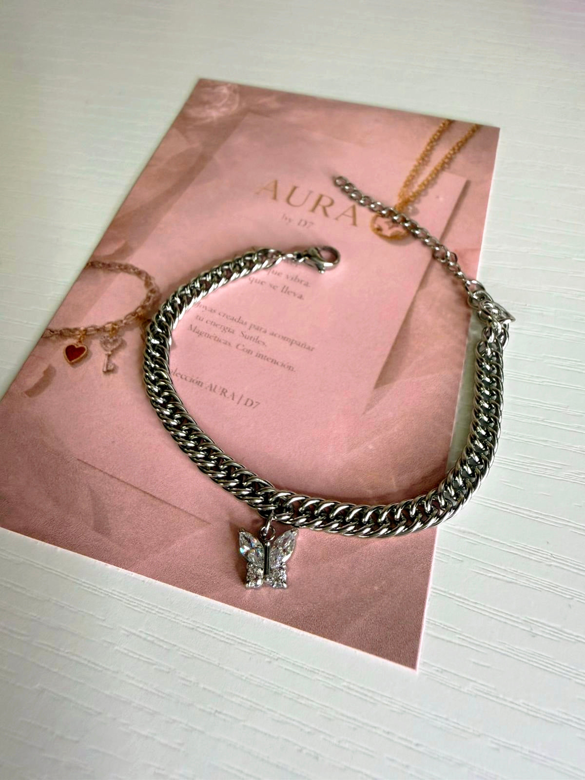 Pulsera Butterfly Plata – Colección AURA | D7