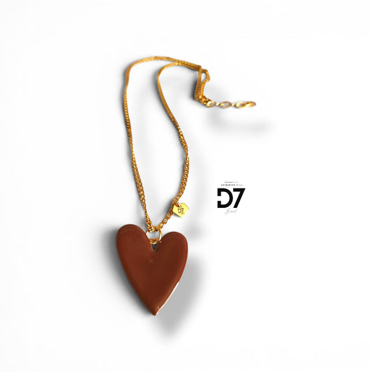 Collar CORA CHOCO ORO - RESET x D7