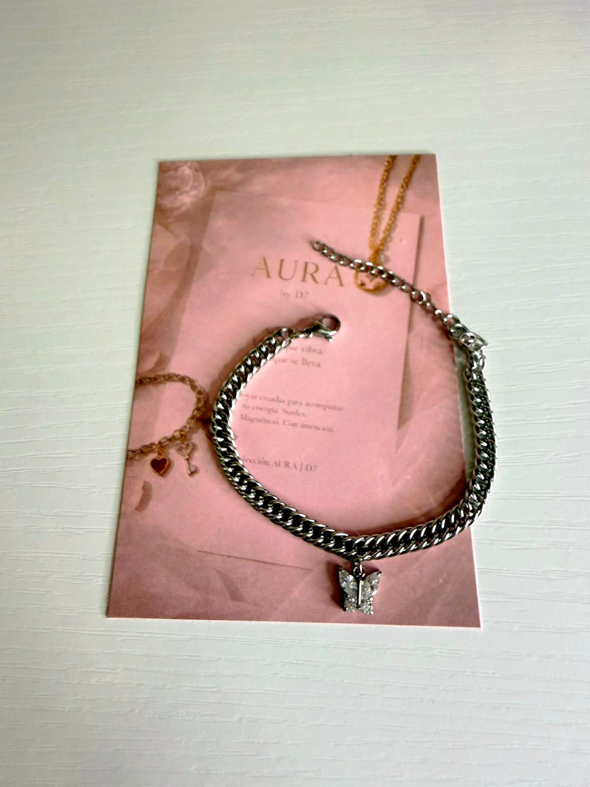 Pulsera Butterfly Plata – Colección AURA | D7