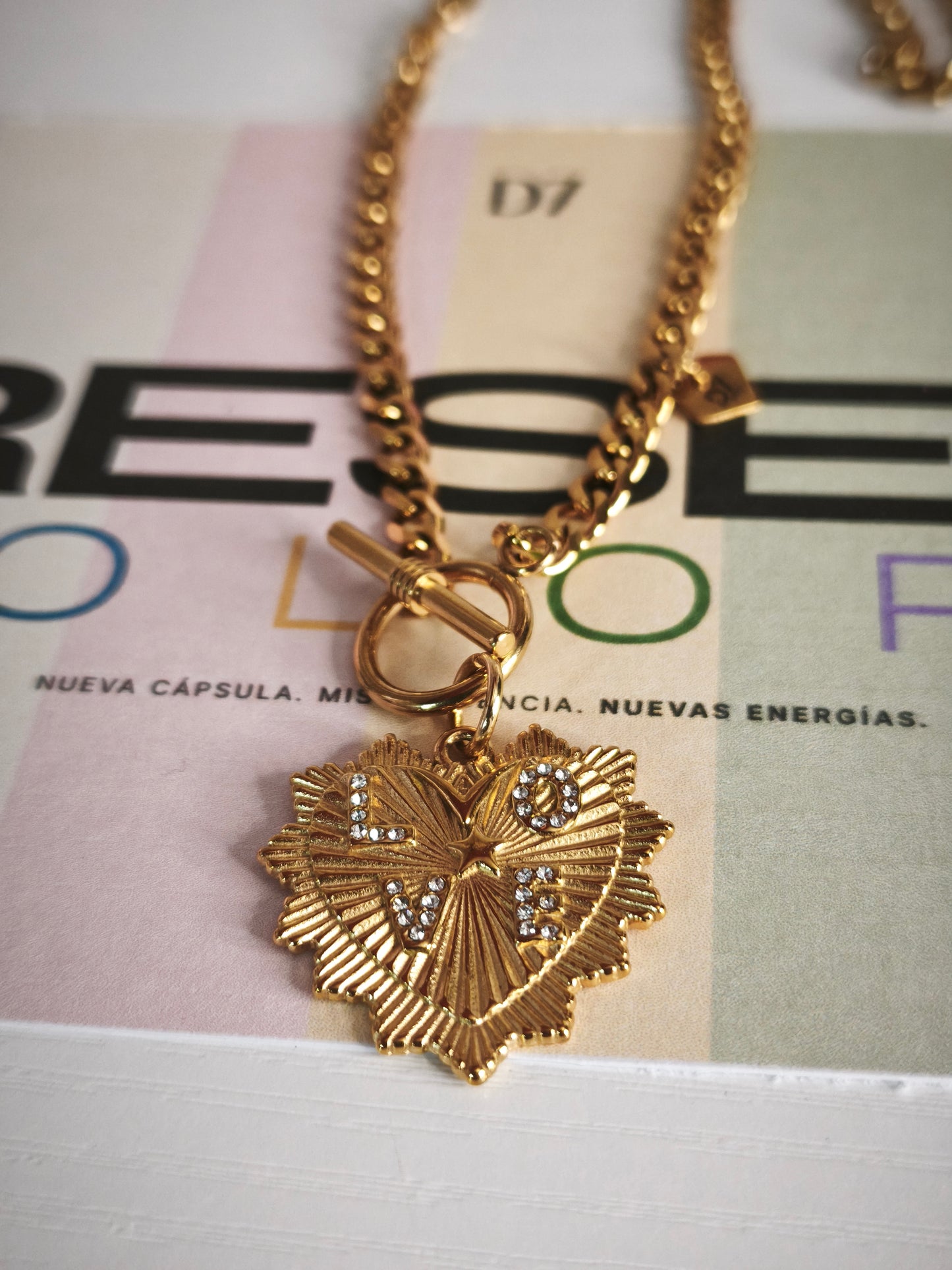 Collar LOVE CIRCONITAS ORO - RESET x D7