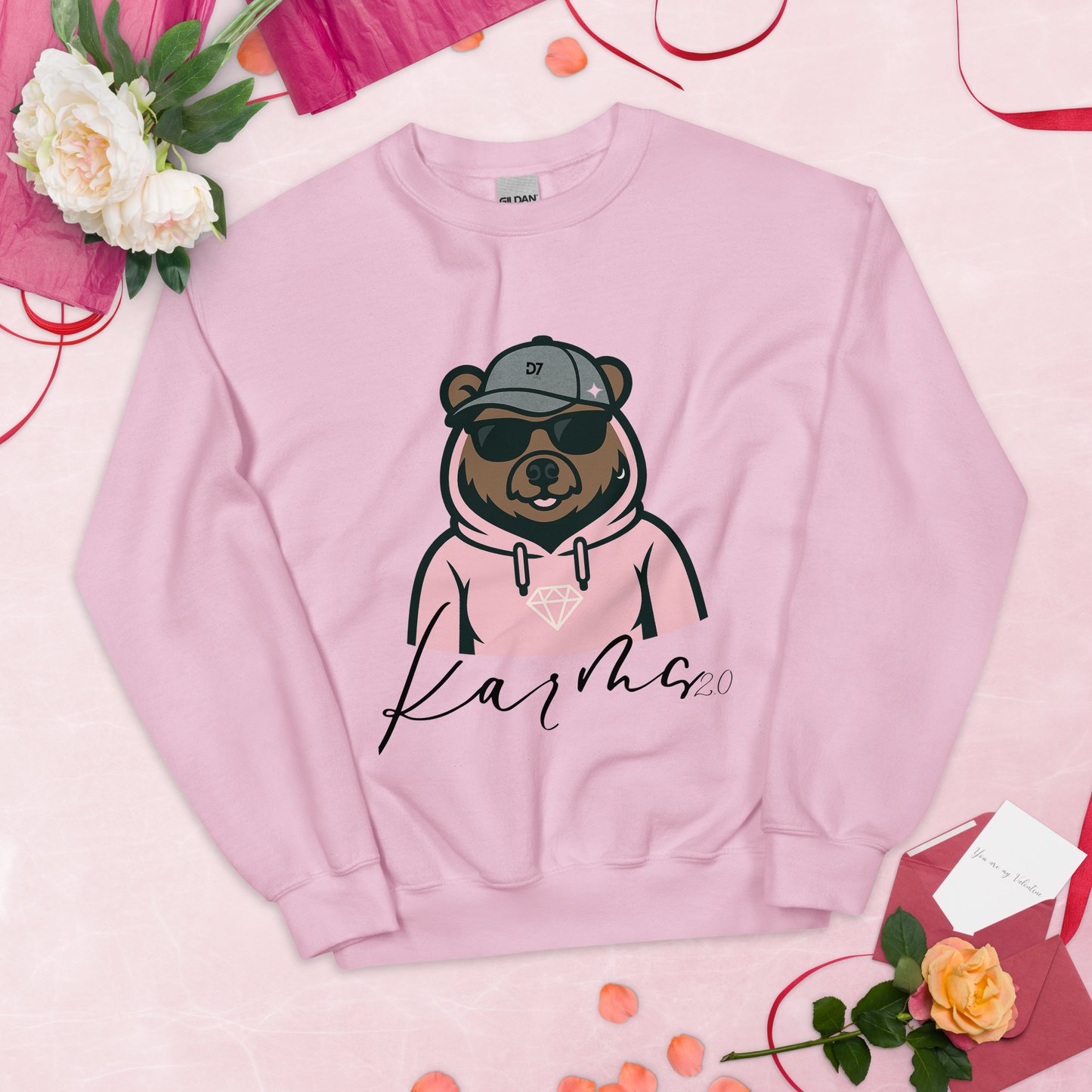 Sudadera Karma 2.0. Pink - D7