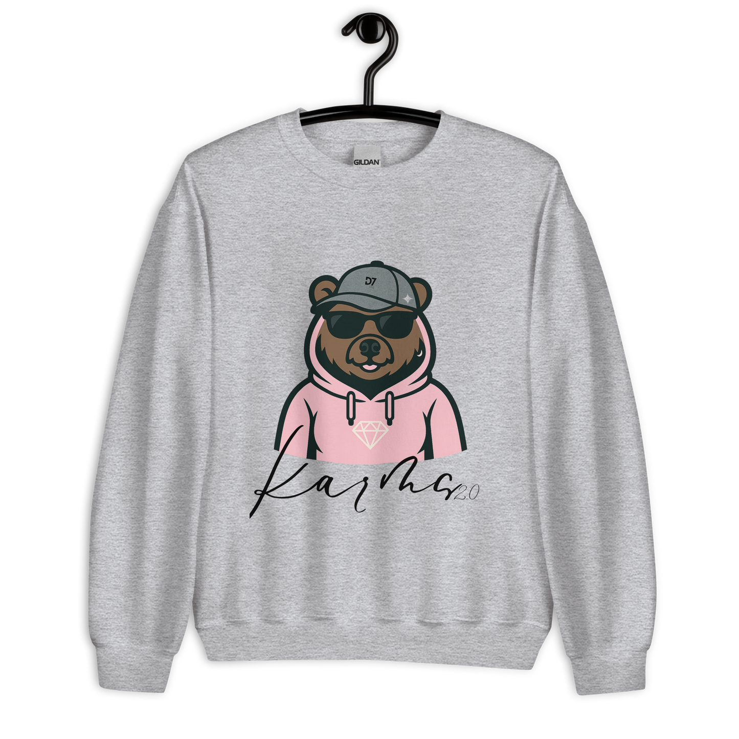 Sudadera Karma 2.0. Gris Sport - D7